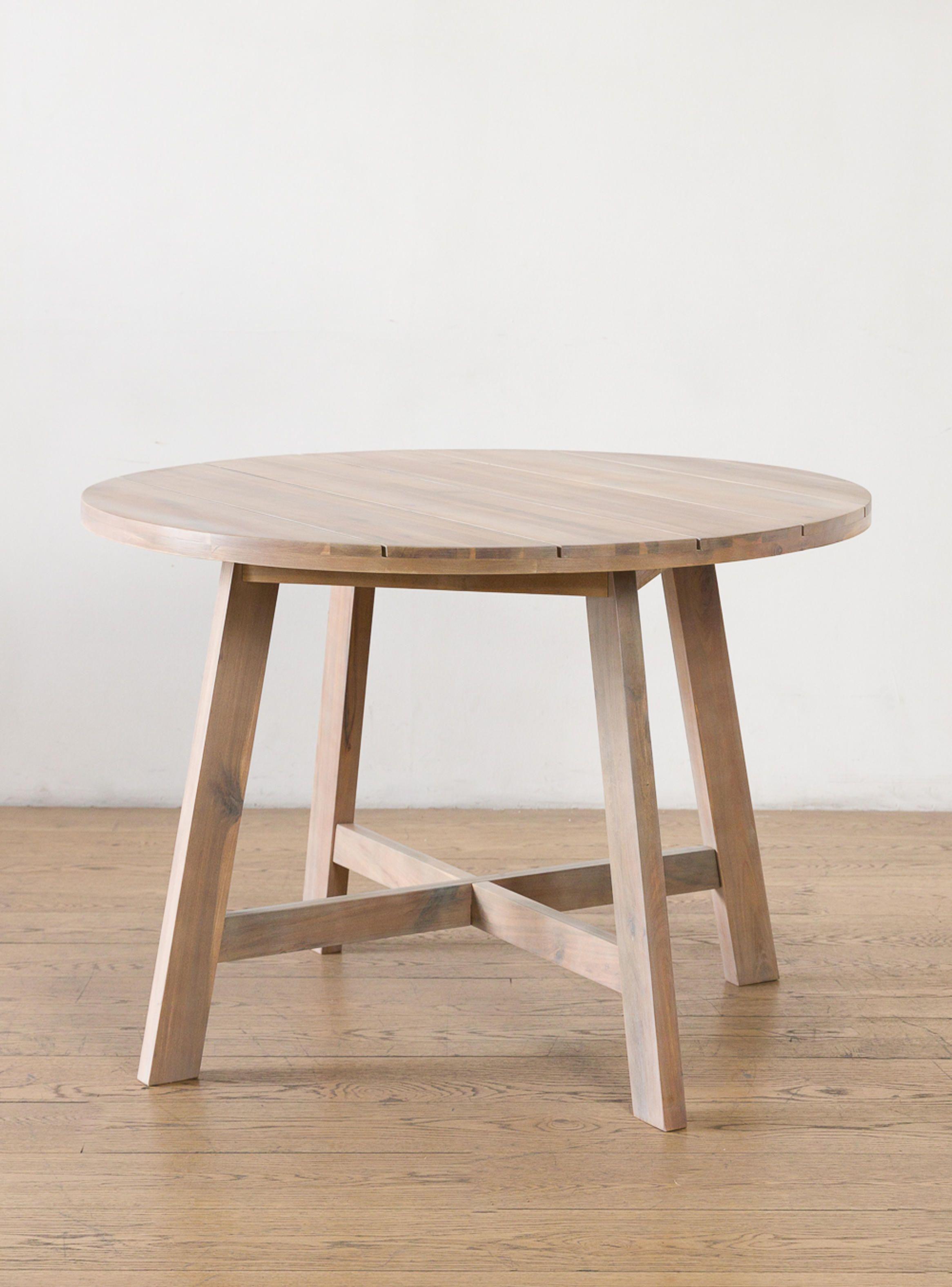 Mesa De Comedor Atilo Natural Redonda 120-4