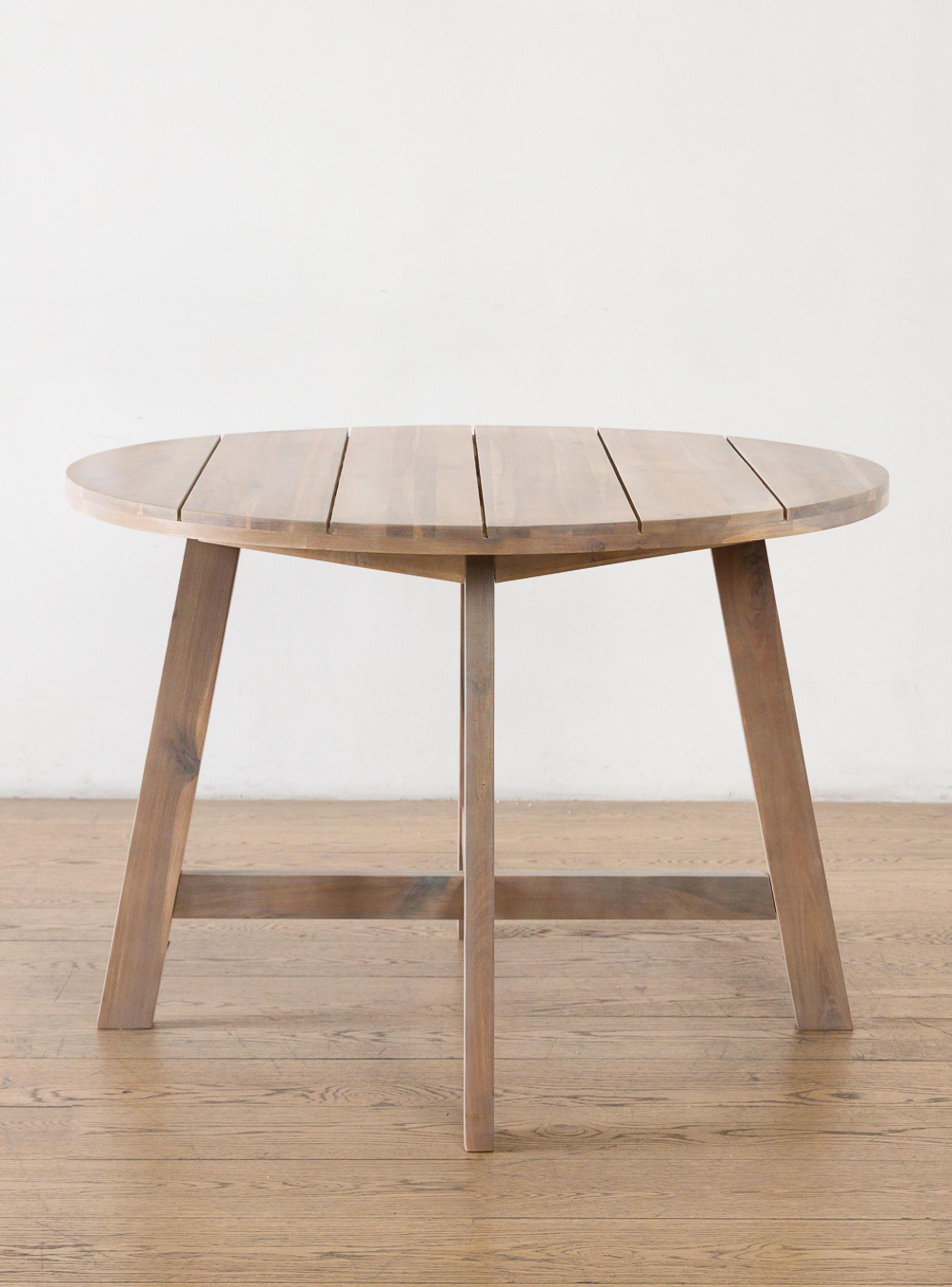 Mesa De Comedor Atilo Natural Redonda 120-2