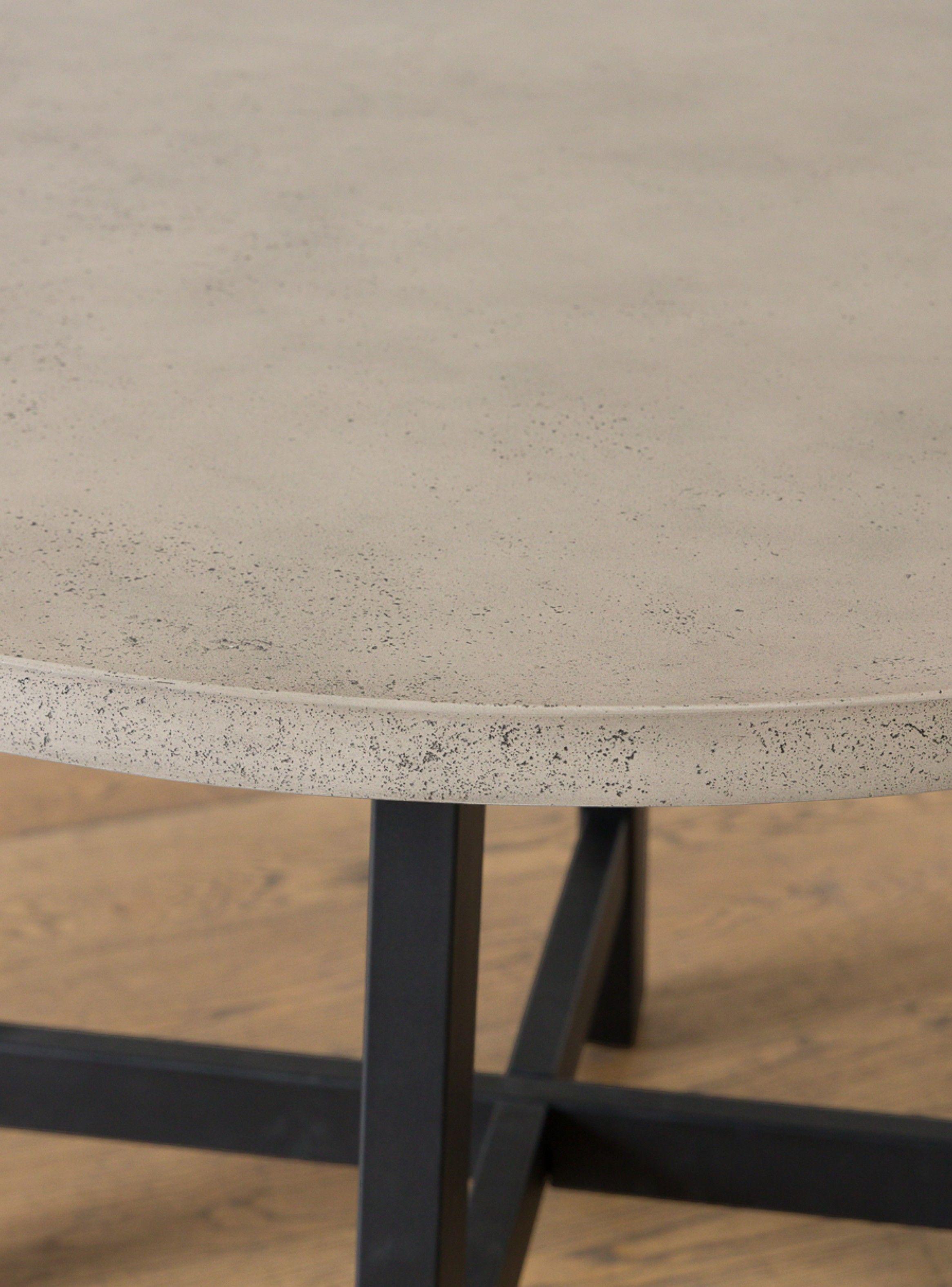 Mesa De Comedor Dublin Cemento Redonda 120-3