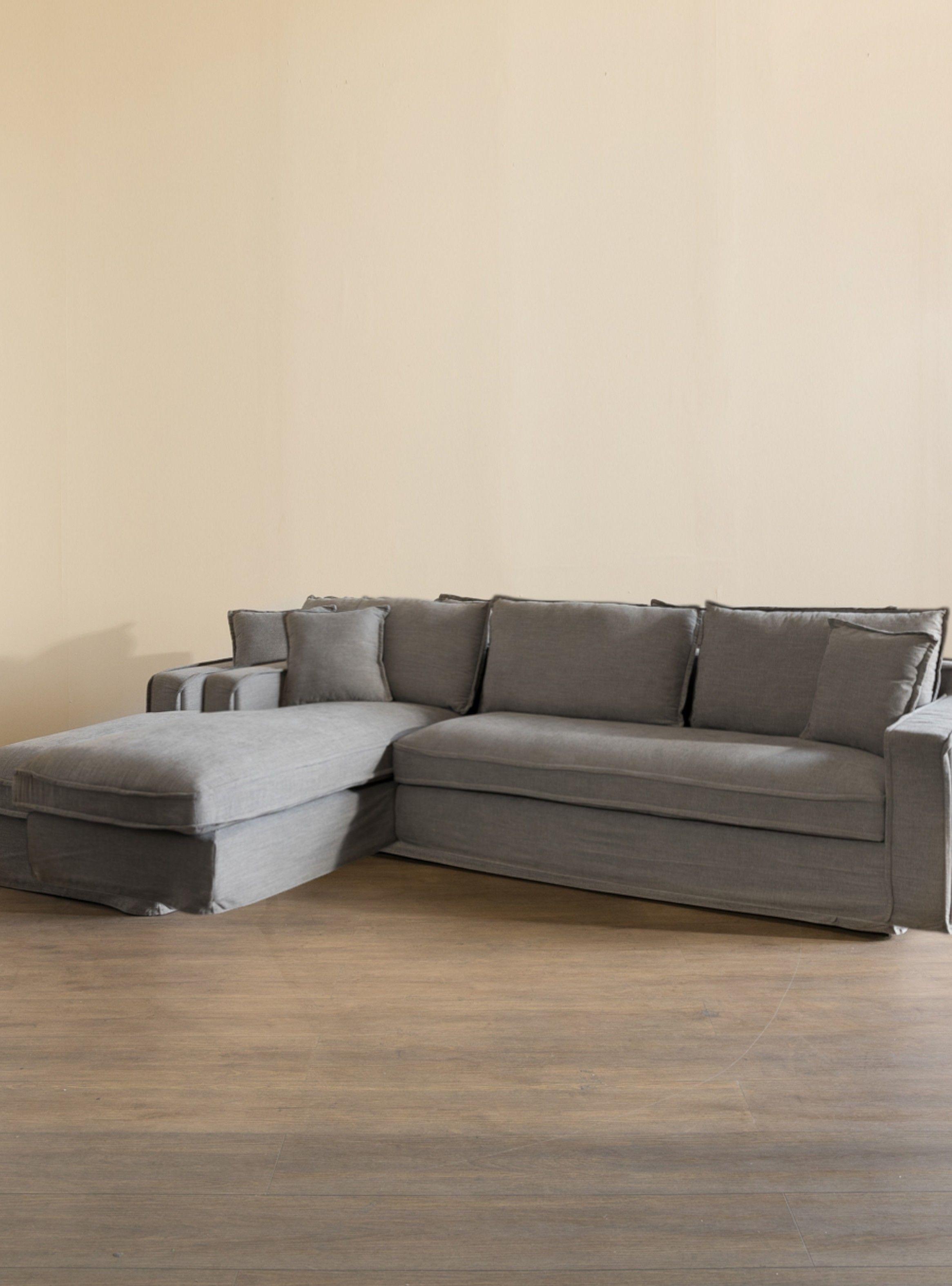Sofa Sven Seccional Izquerdo Gris 2025 Amoblé-2