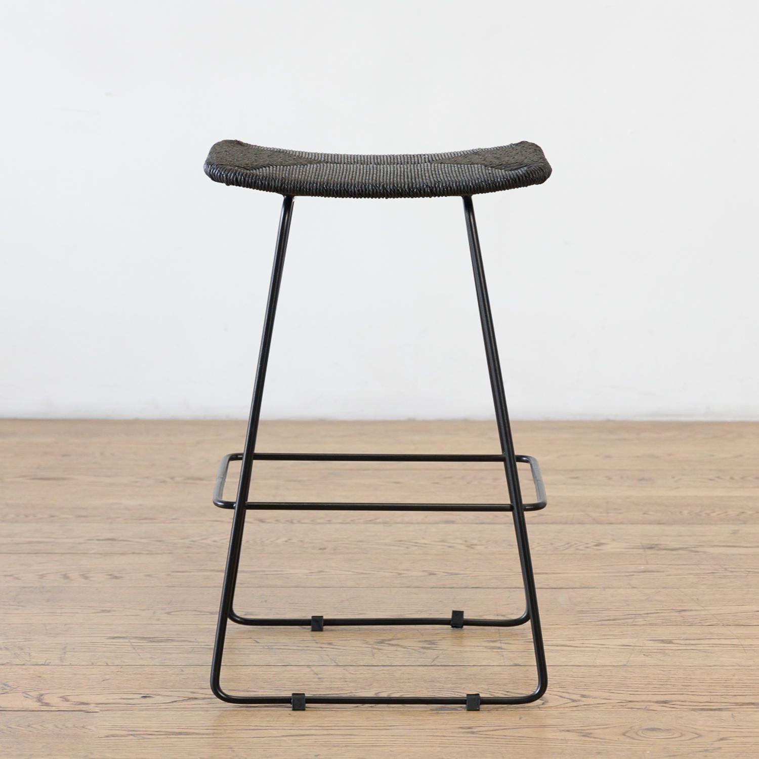 Taburete Mattin Alto Negro-2