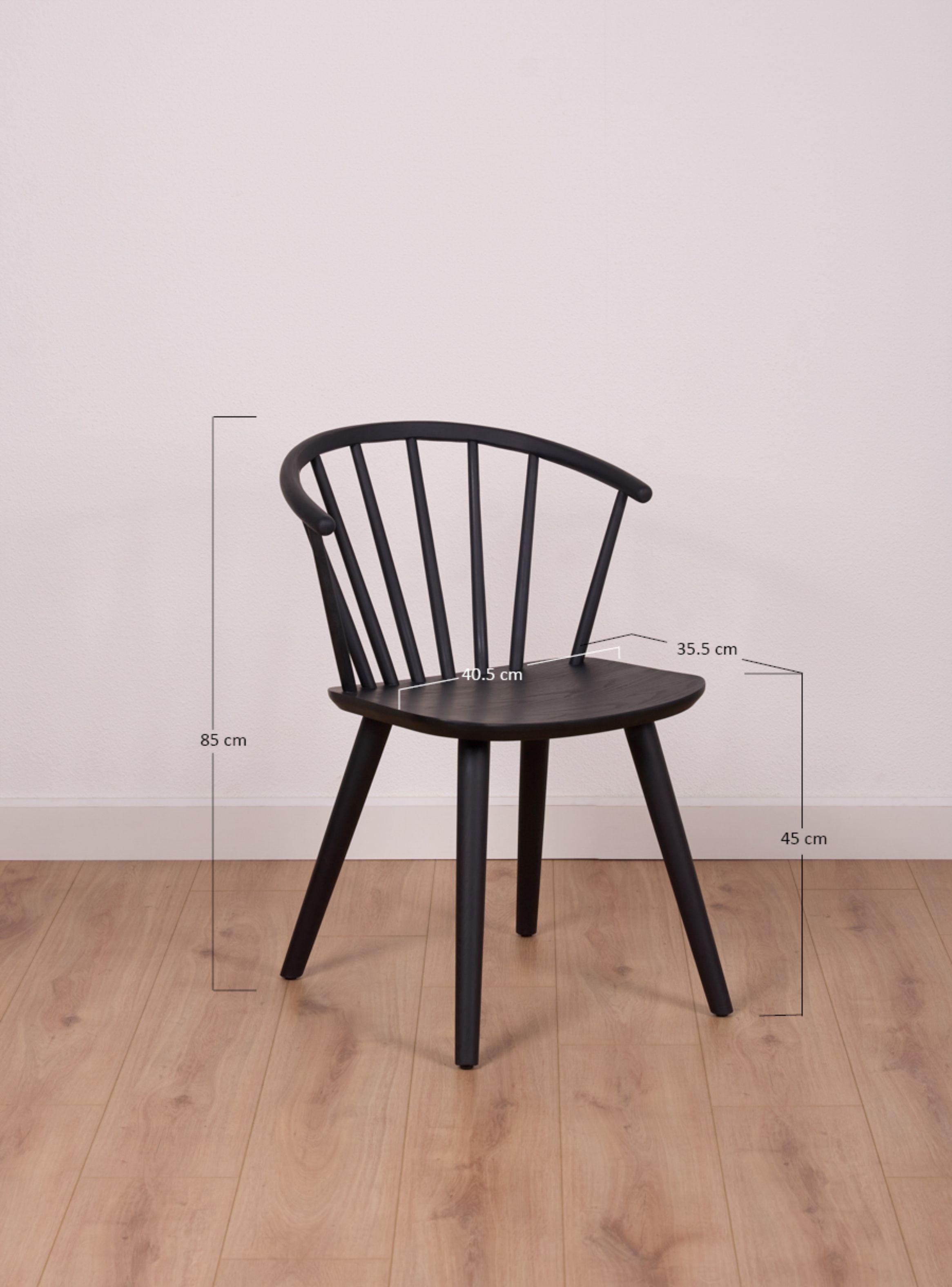 Silla Comedor Leire Negra-4