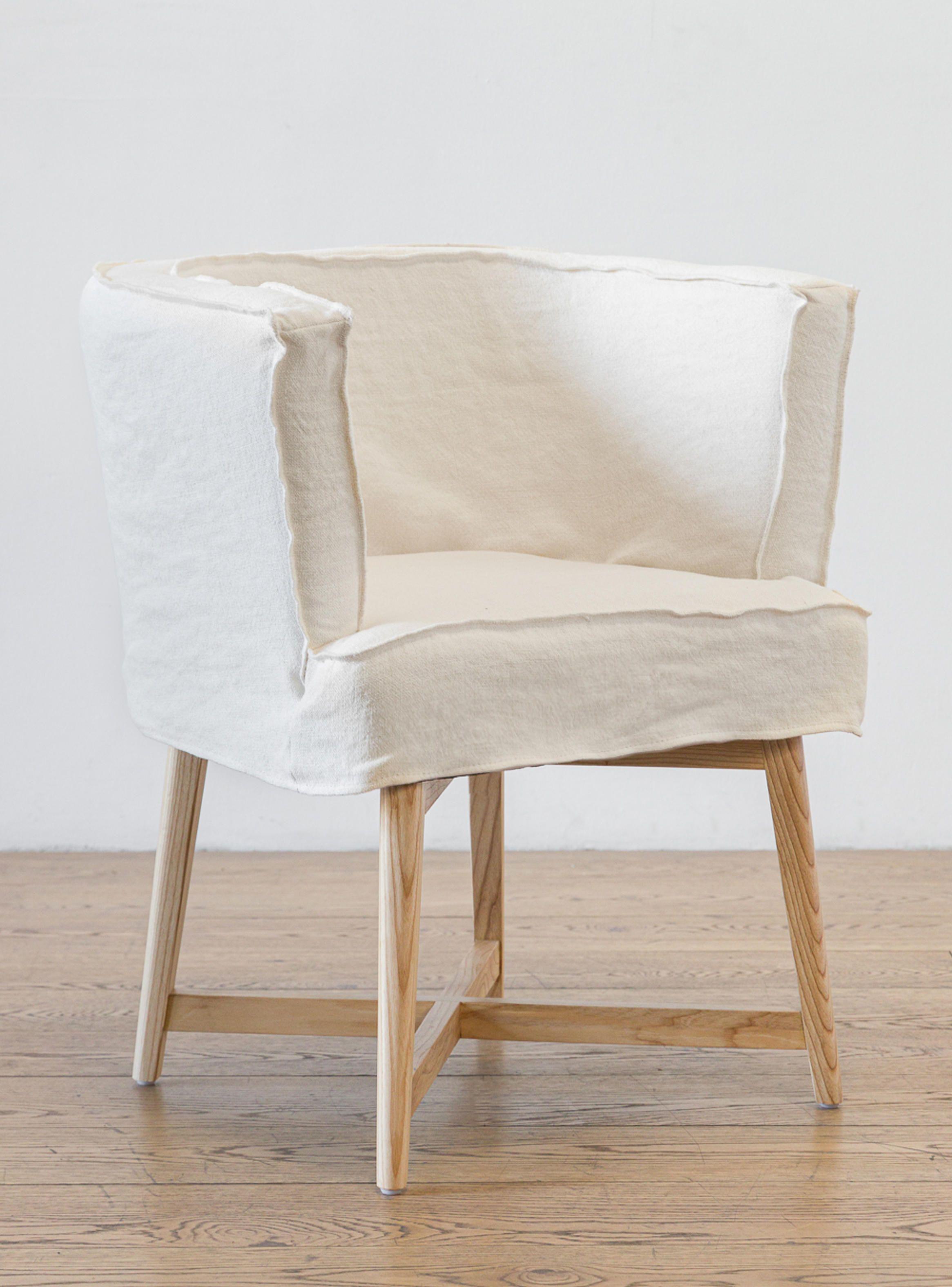 Poltrona Pamplona Lino Blanco-1