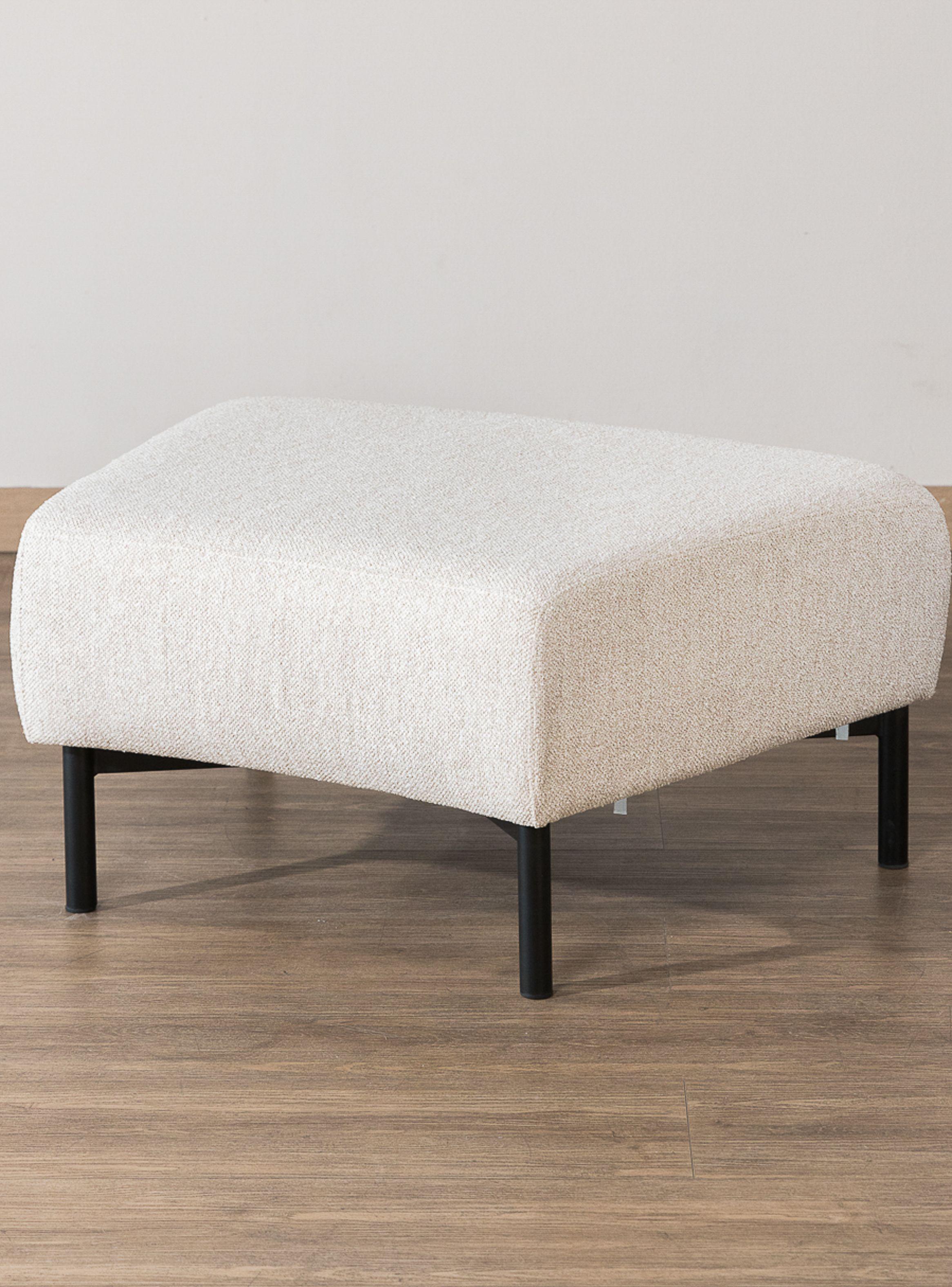 Sofa Tortel Sin Respaldo Beige 80 Amoble-3