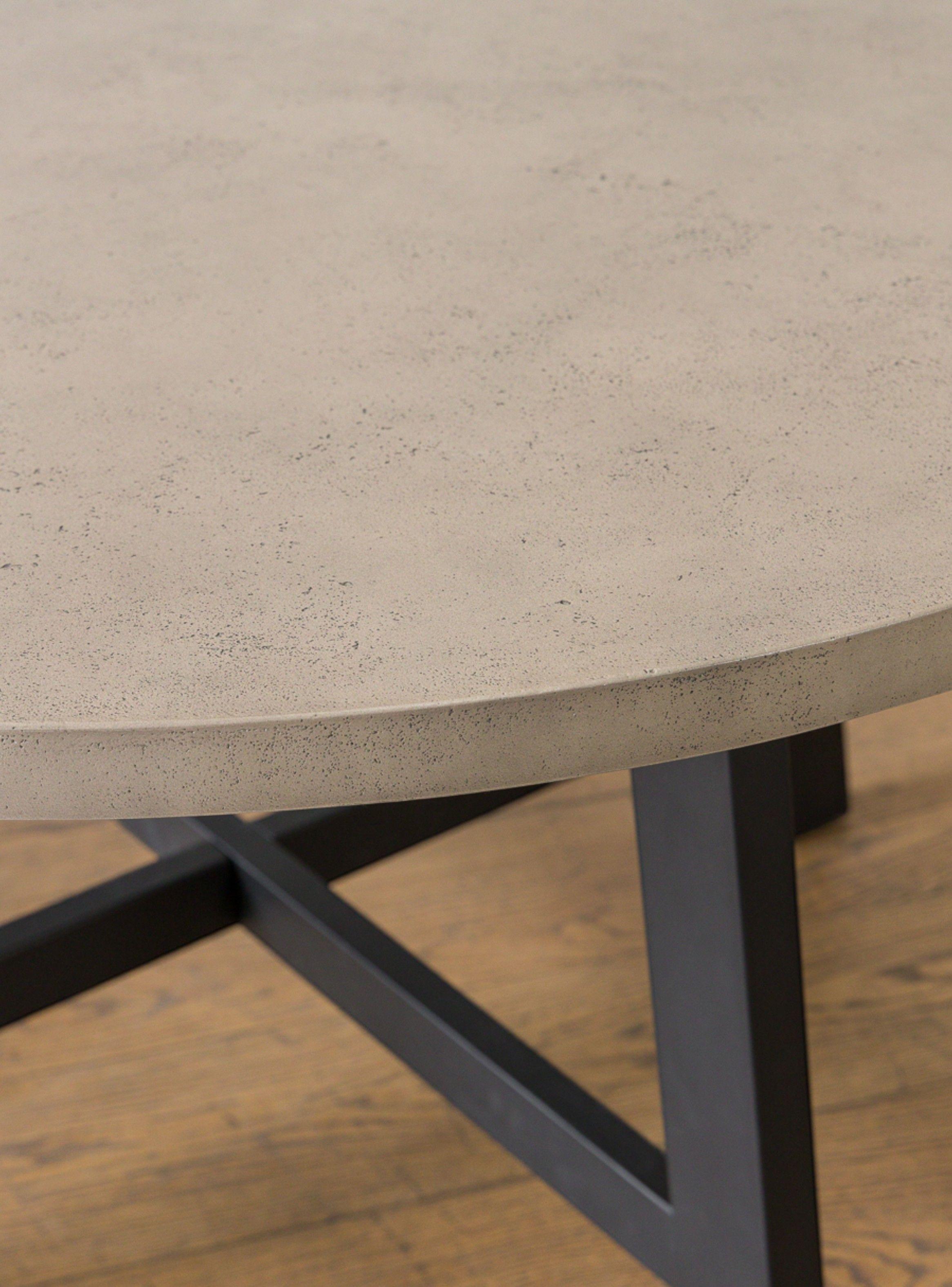 Mesa De Comedor Dublin Cemento Redonda 140-3