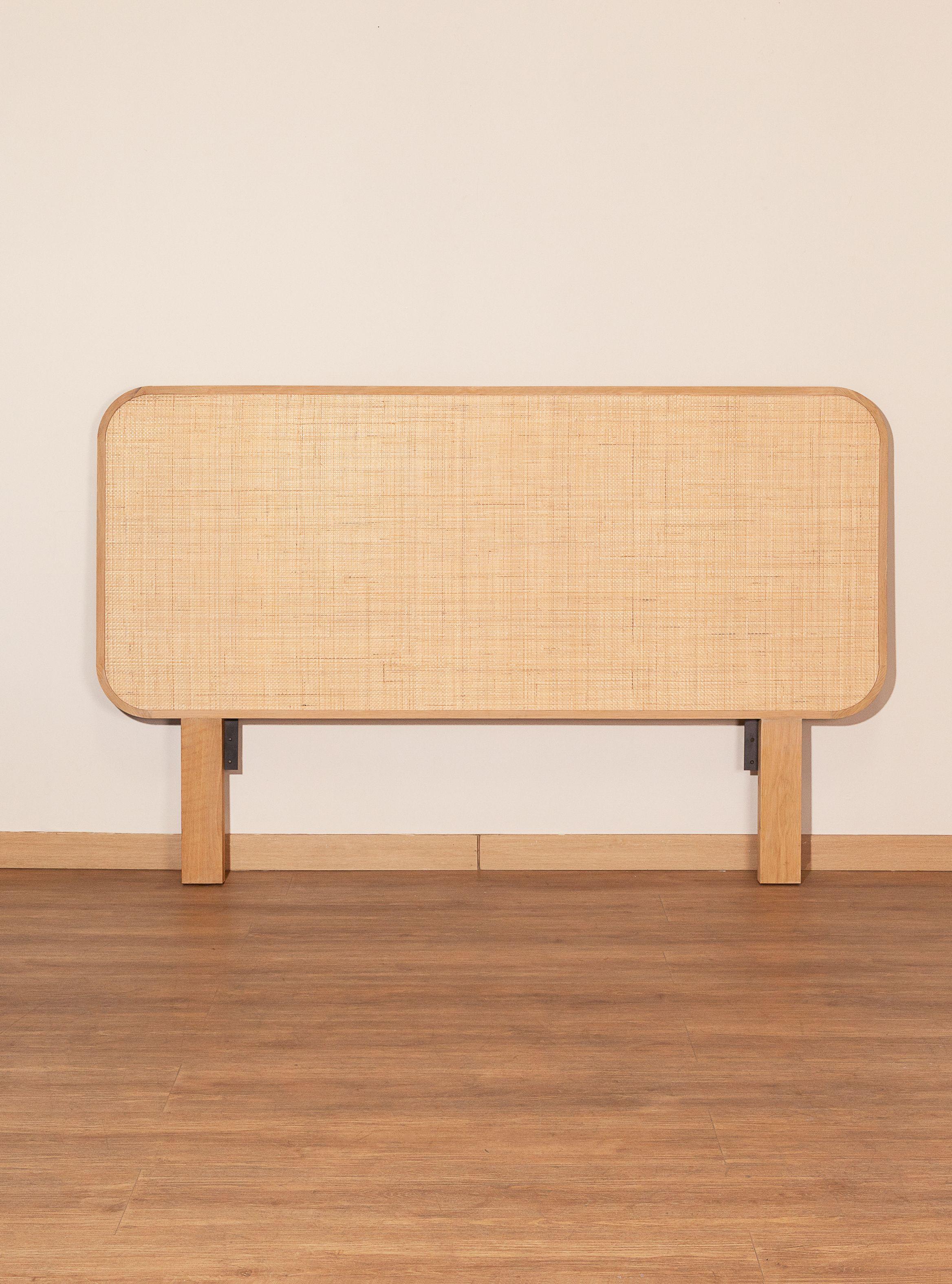 Respaldo Gaten King Amoble Natural Madera Sólida y Cané-1