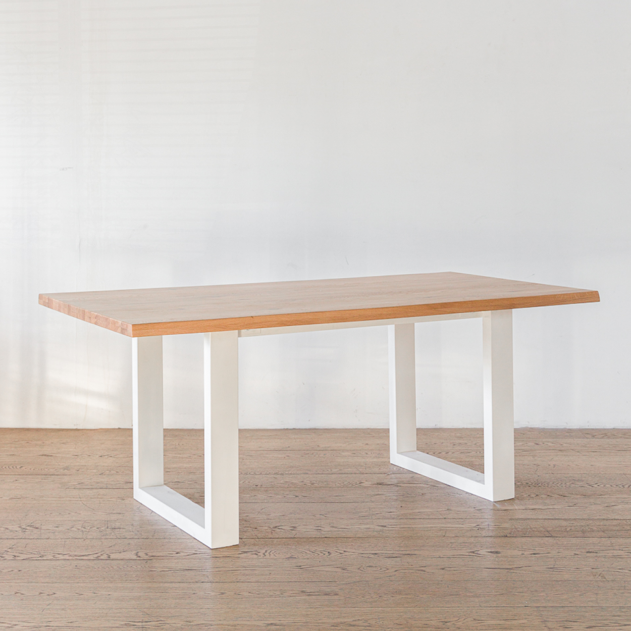 Mesa De Comedor Montblanc Blanca Roble Americano-9