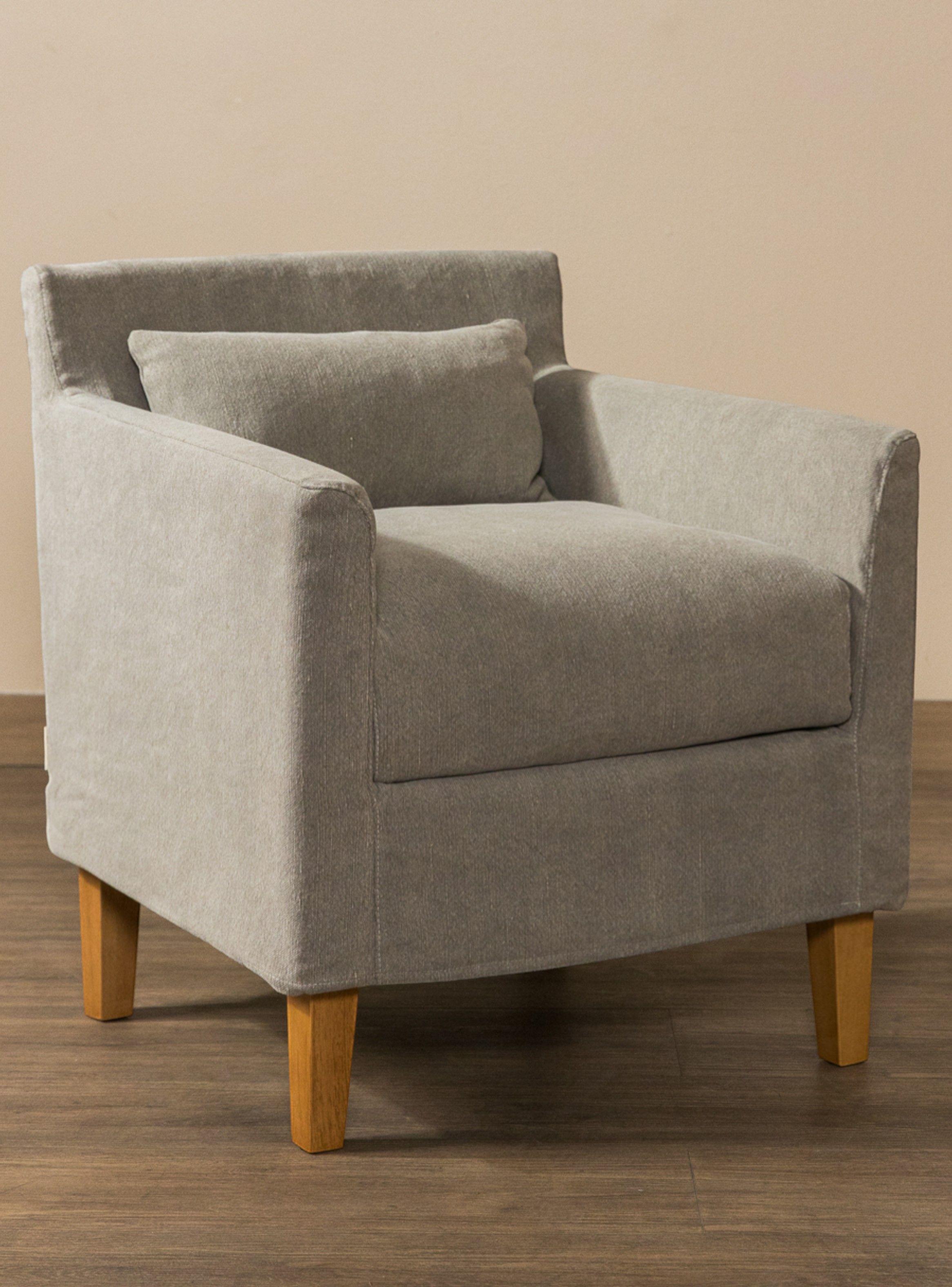 Poltrona Caetano Gris La  Amoblé-2