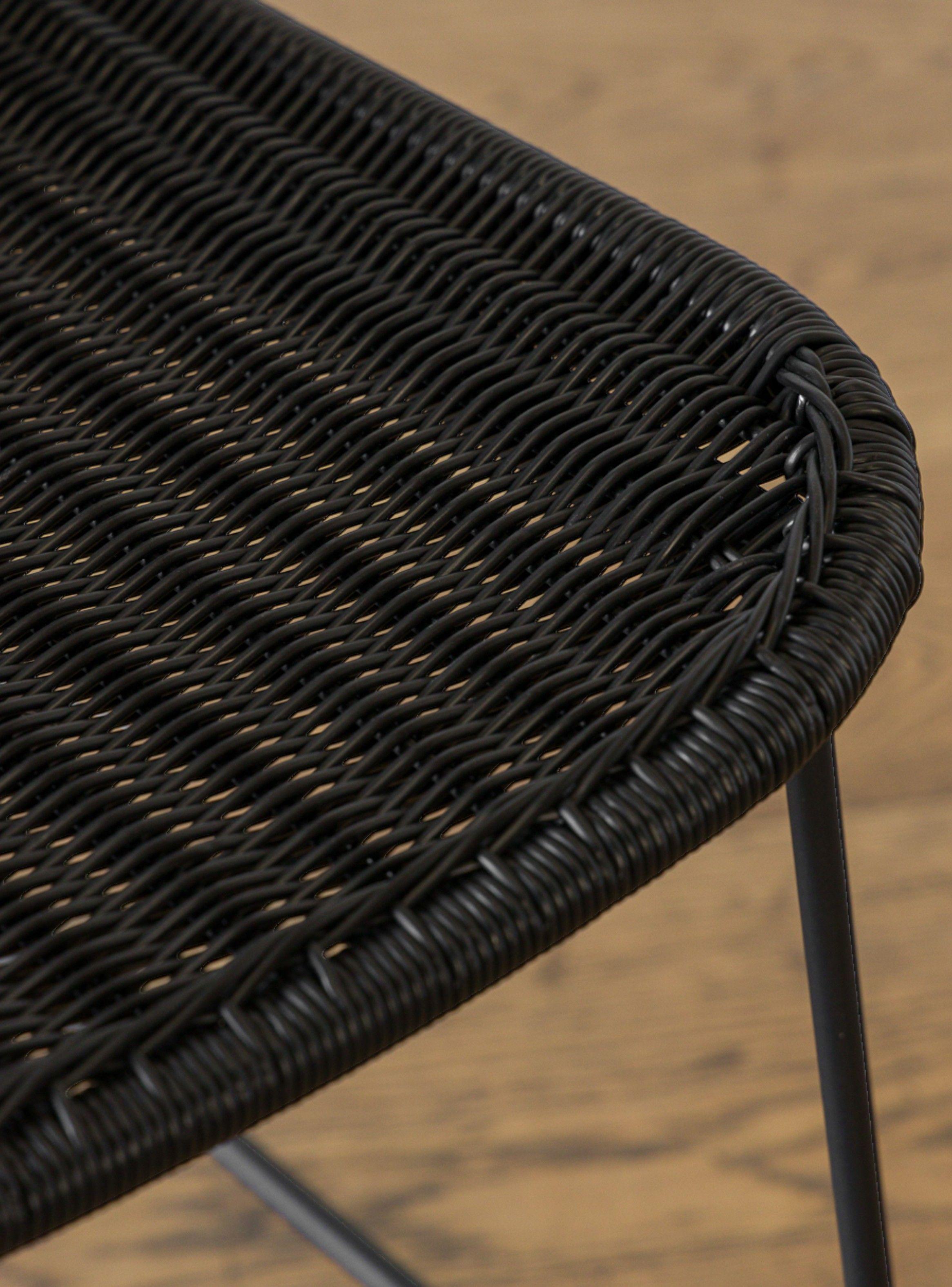 Taburete Golfet Negro Bajo-3