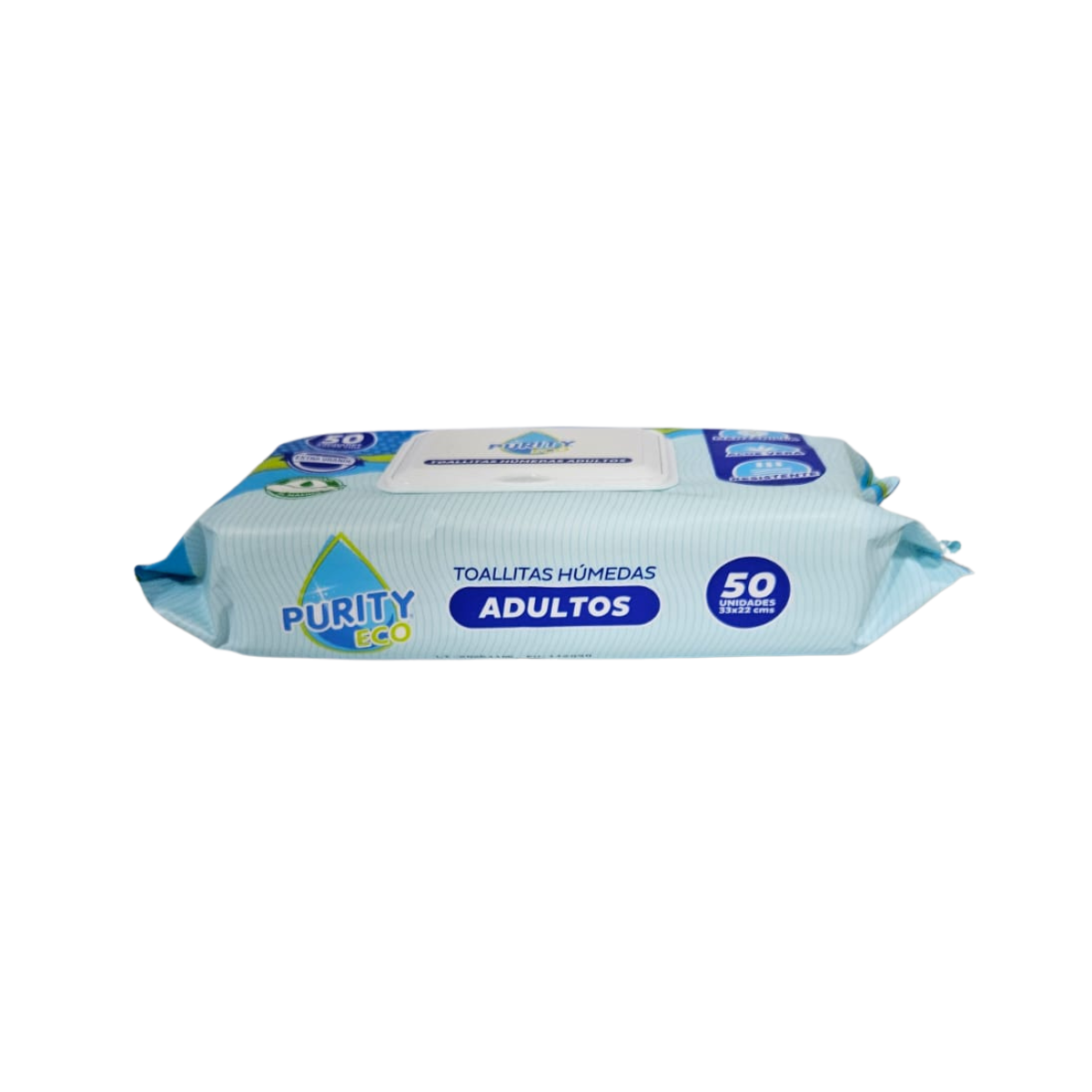 Pack 9 Toallitas Humedas Adulto Purity 50 Un Extra Grande-2