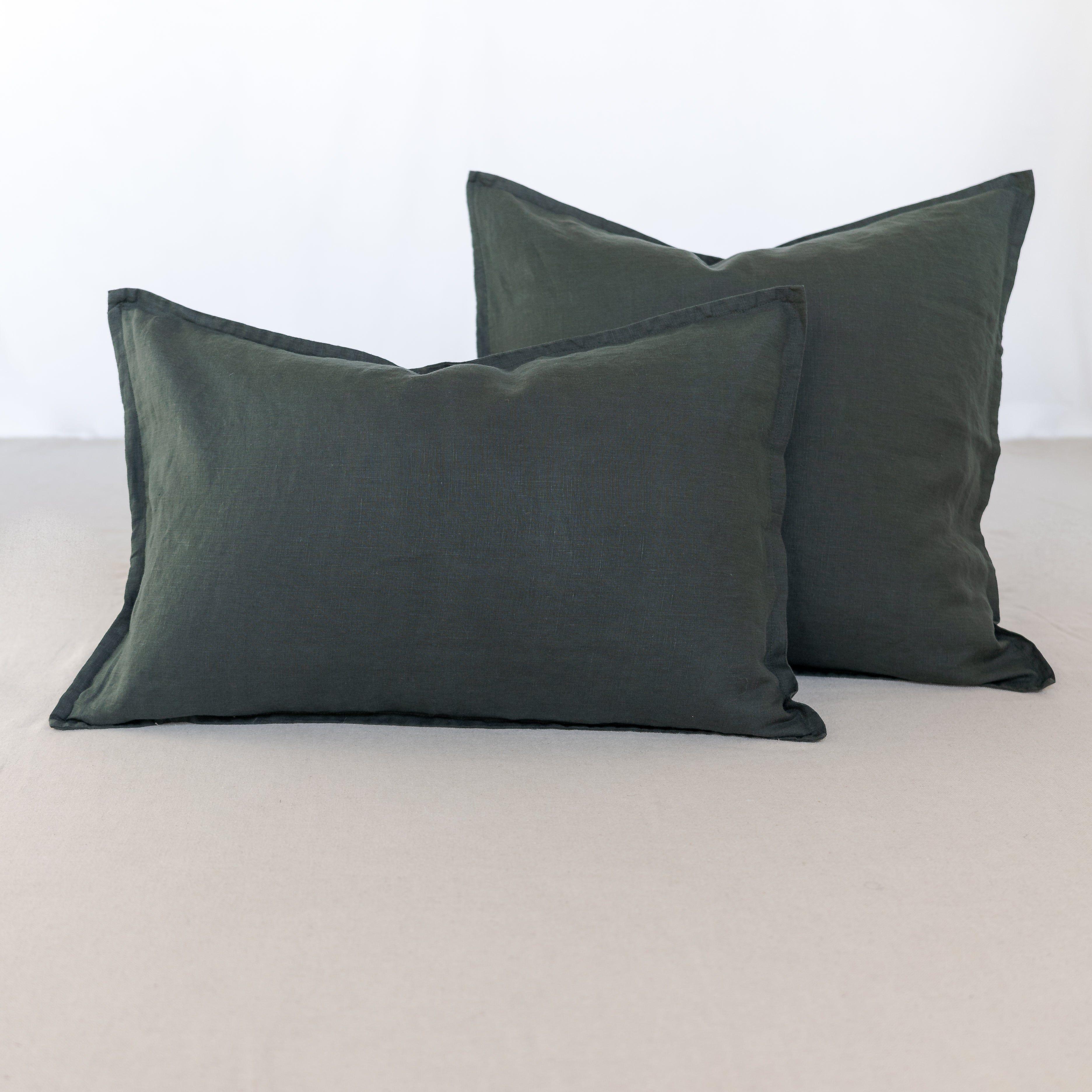 Funda Cojín Lino Lyra - Forest / 55x55-1