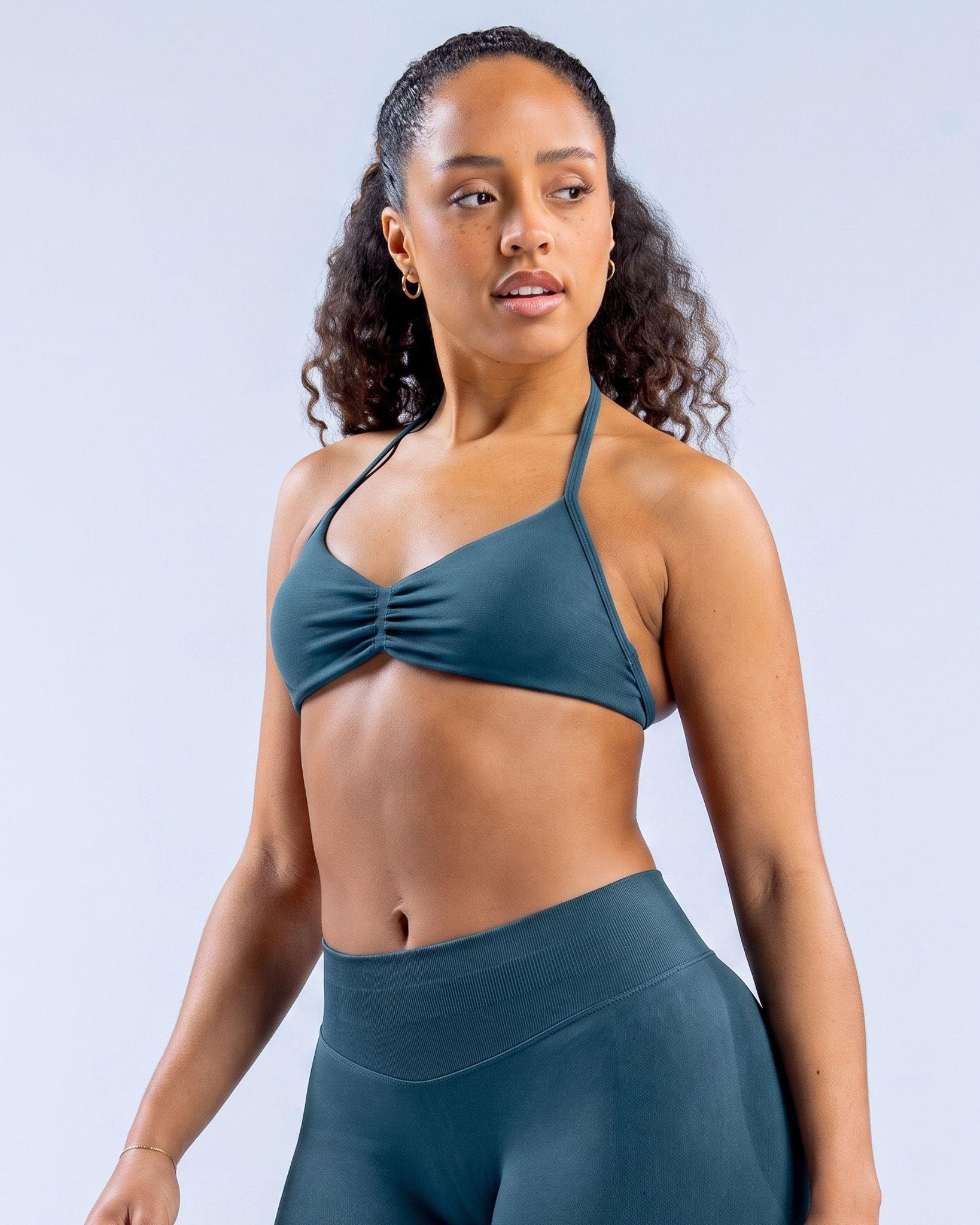 Top Sujetador Deportivo Halter Fitness Mujer - YJ332-2