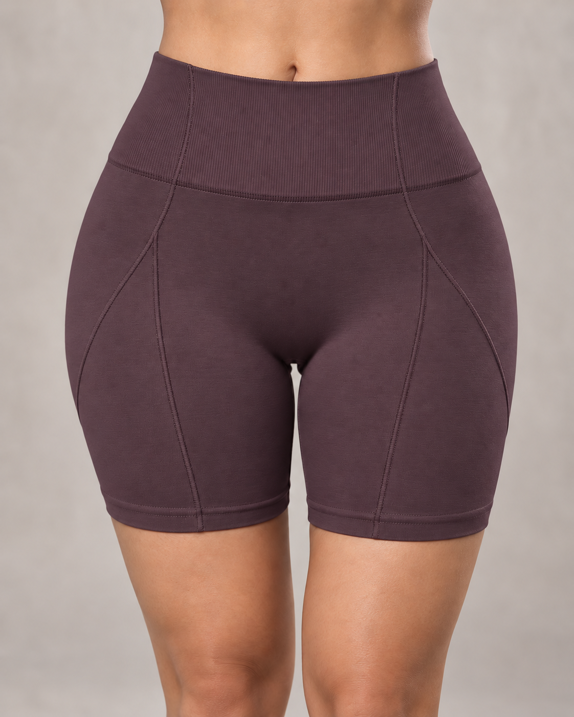 Short Deportivo Corto Mujer Faja Alta Seamless-0