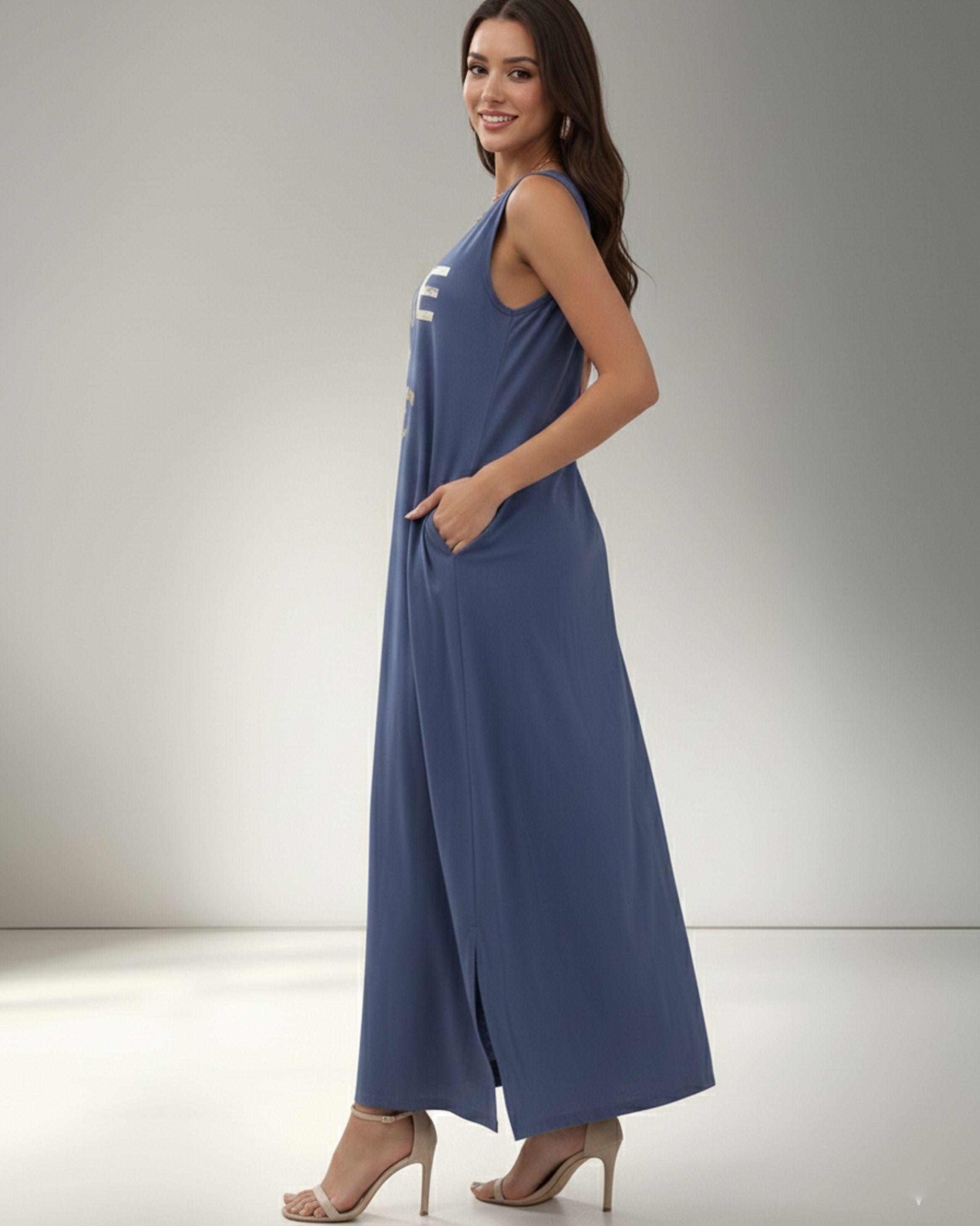 Maxi Vestidos Algodón Estampado-2