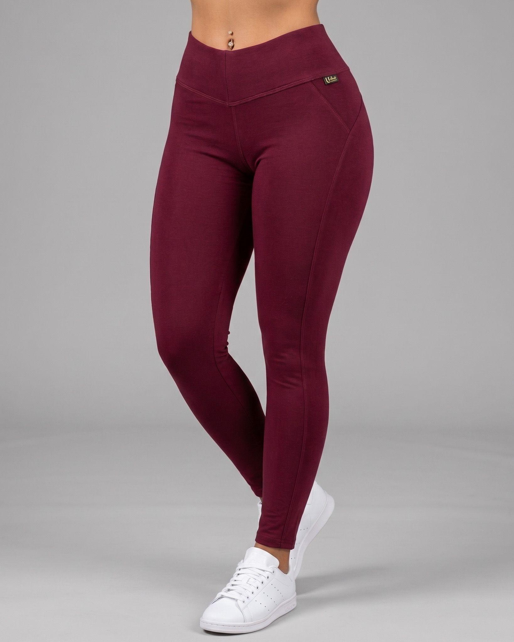 Calza leggings de algodon para mujer control abdomen - A369-2