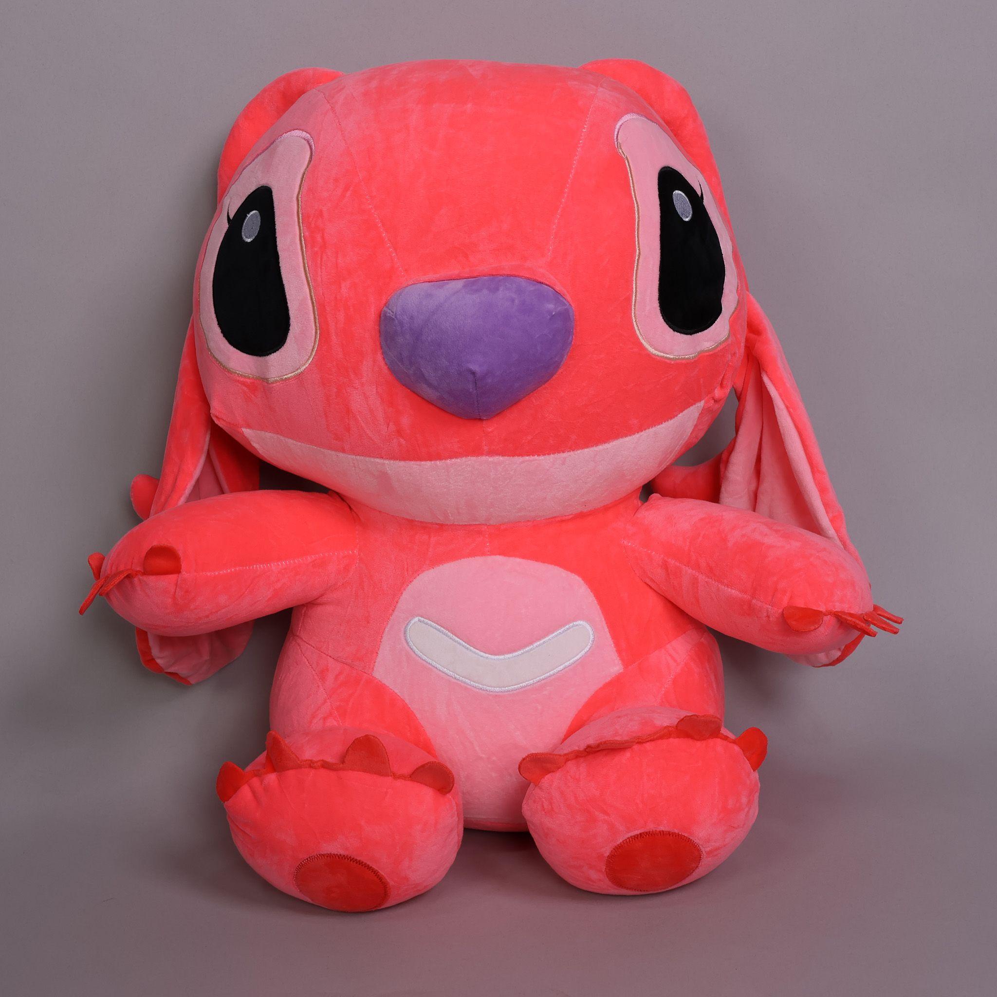 Peluche Lilo y Stitch Rosa Disney de 40 cm Pequeño de Felpa-4