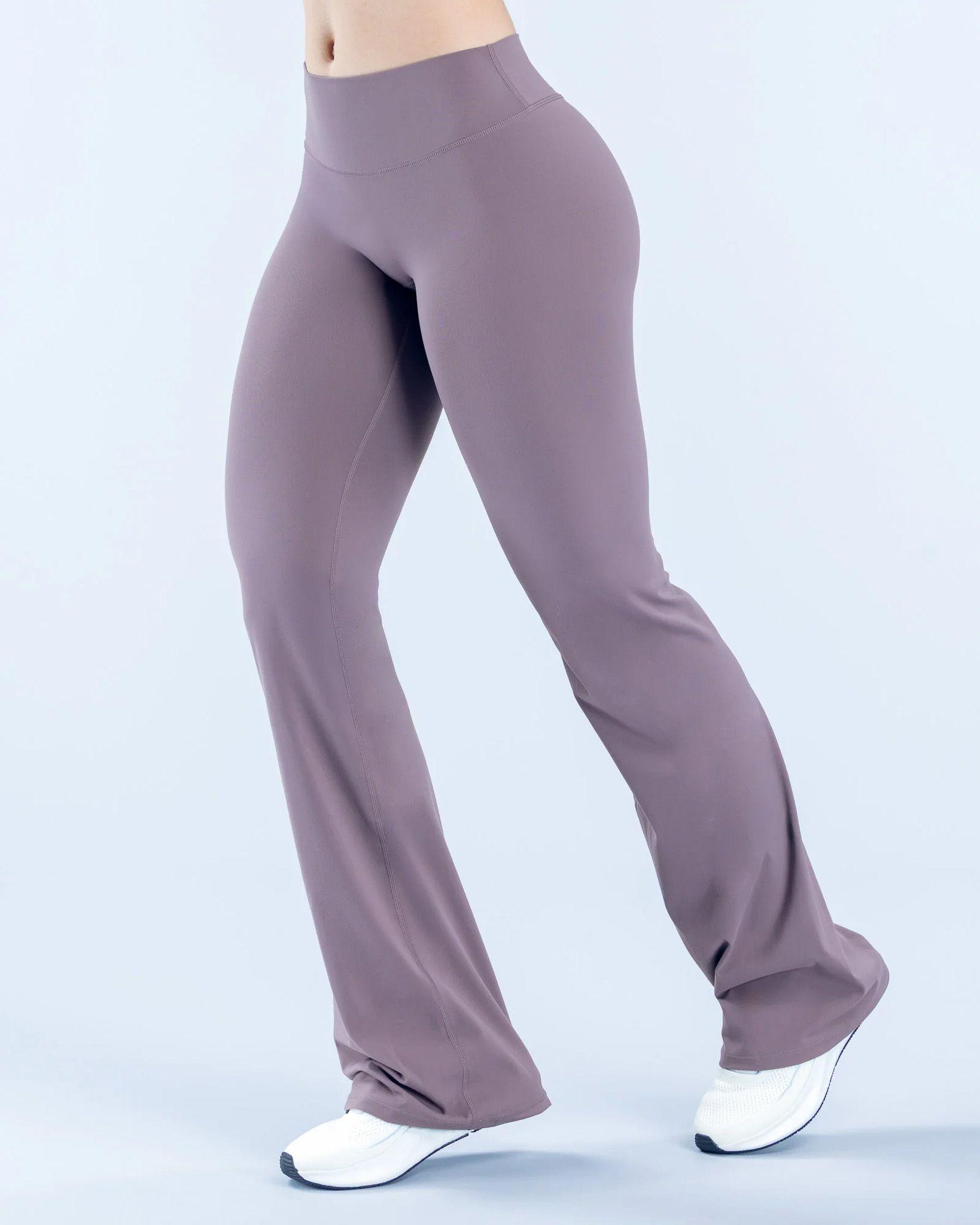 Calza Deportiva Mujer Legging Acampanada Flare Tiro Alto Origin-0