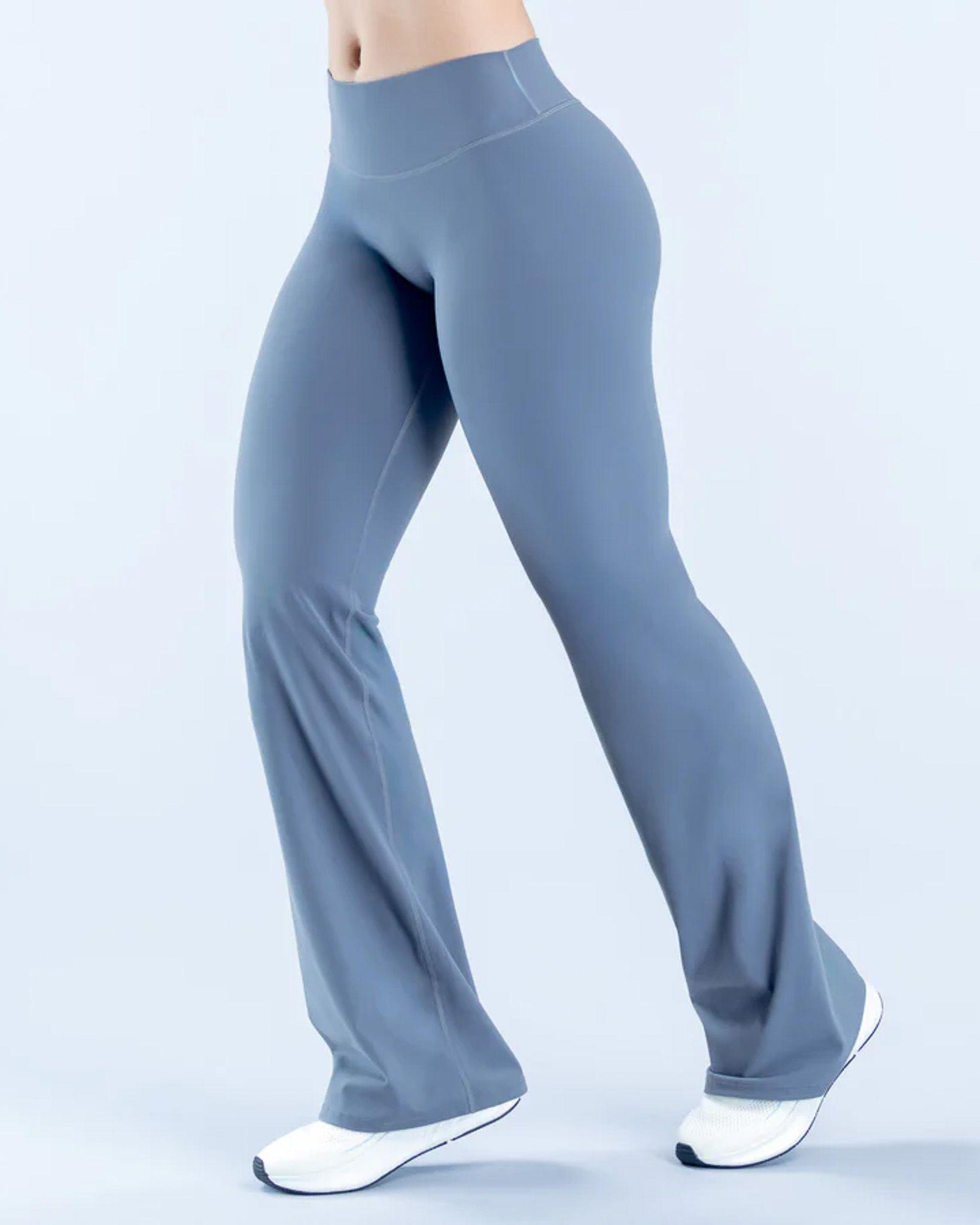 Calza Deportiva Mujer Legging Acampanada Flare Tiro Alto Origin-1