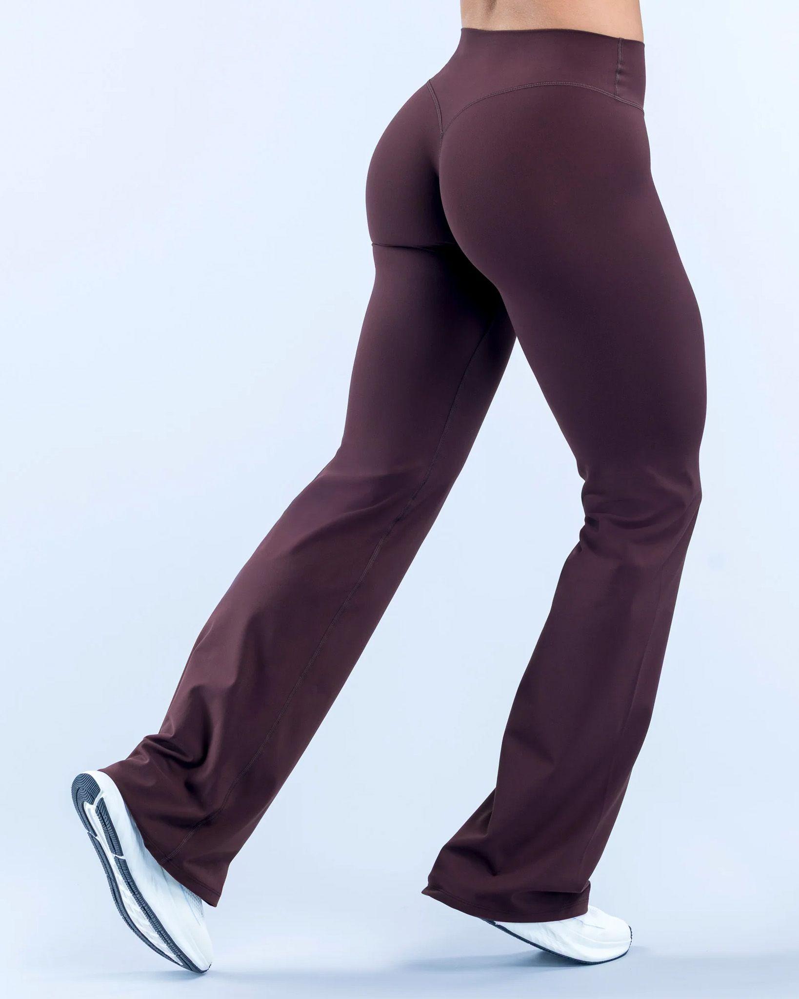 Calza Deportiva Mujer Legging Acampanada Flare Tiro Alto Origin-0