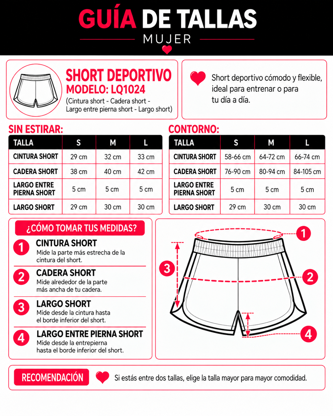 Short Deportivo Running Mujer Doble Capa Con Bolsillo-4