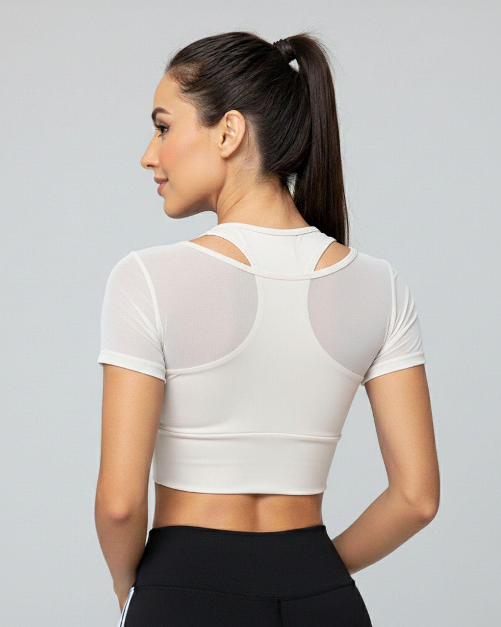 Peto Deportivo Corto Mujer Elasticado-1
