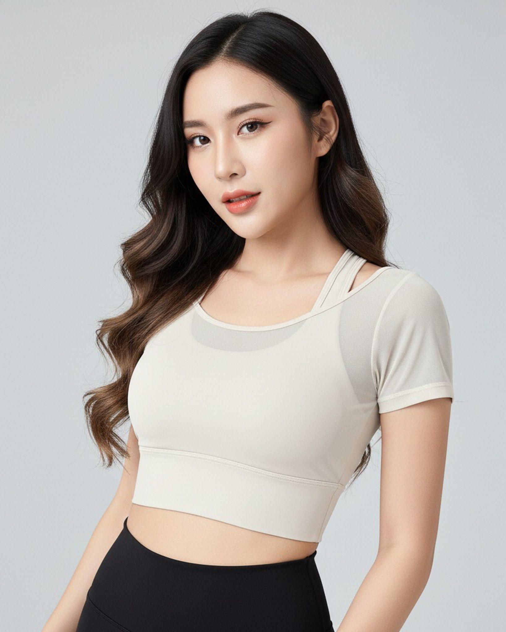 Peto Deportivo Corto Mujer Elasticado-2