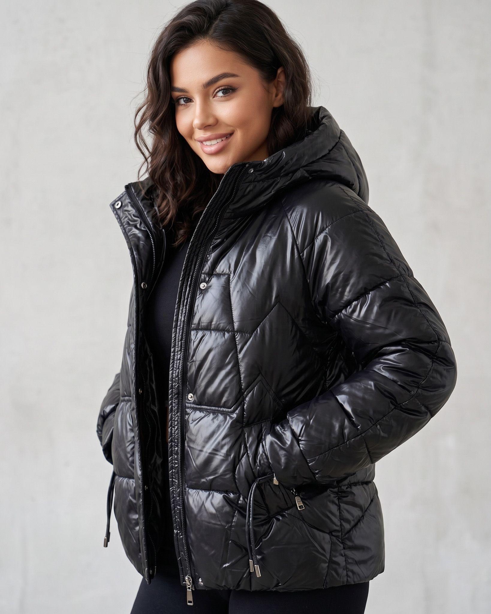 Parka Puffer Satinada: Estilo Urbano, Térmico y Premium-0