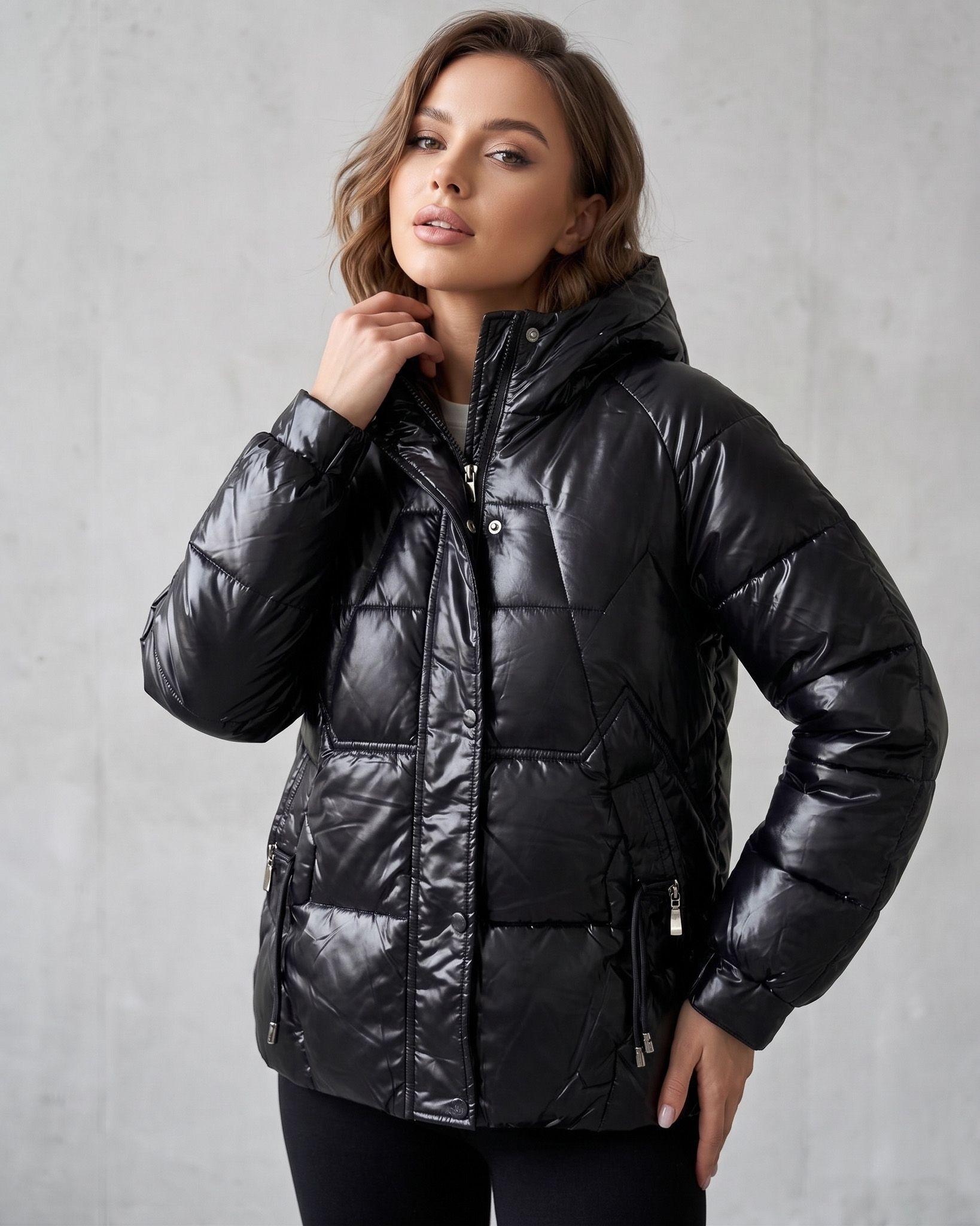 Parka Puffer Satinada: Estilo Urbano, Térmico y Premium-2
