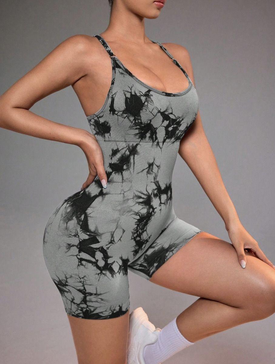 Mono Enterito Corto Push Up Para Mujer Faja Deportiva Bx113-1