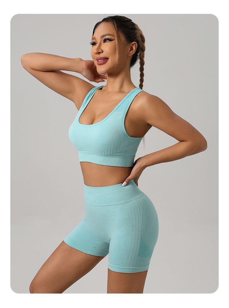 2x Conjunto Deportivo Fitness, Yoga Para Mujer Premium-3