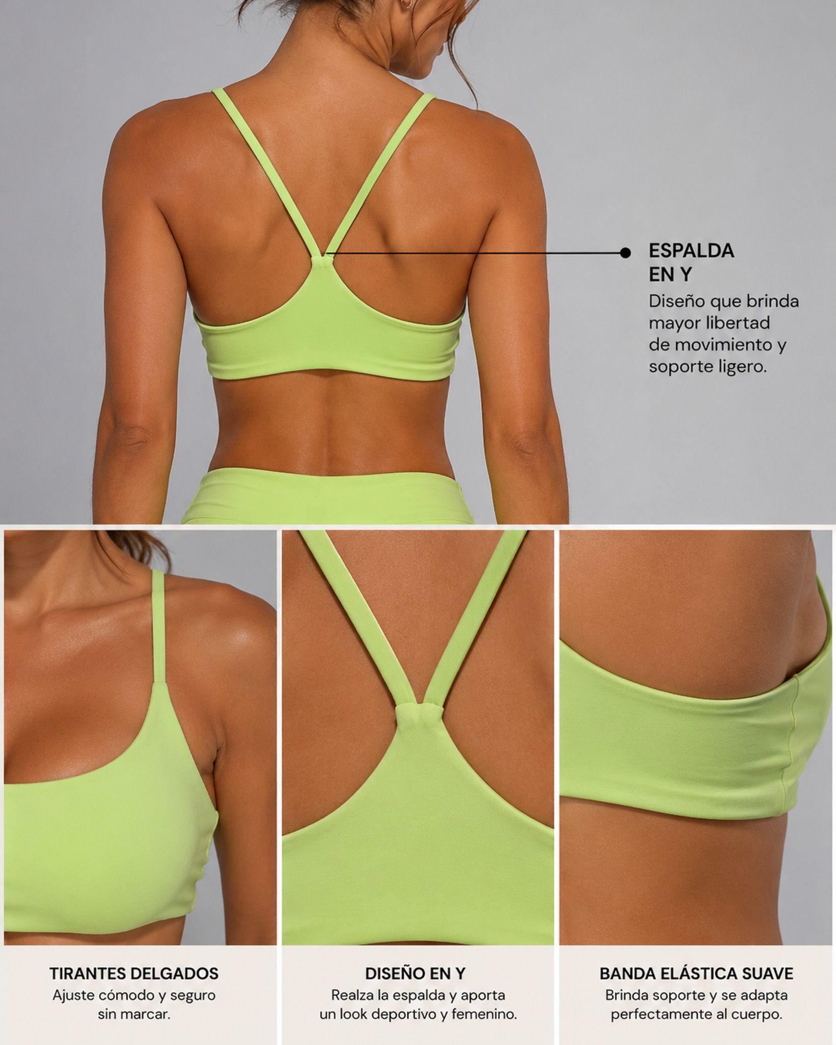 Peto Deportivo Mujer Tirantes Cruzados Top Fitness Yoga-3