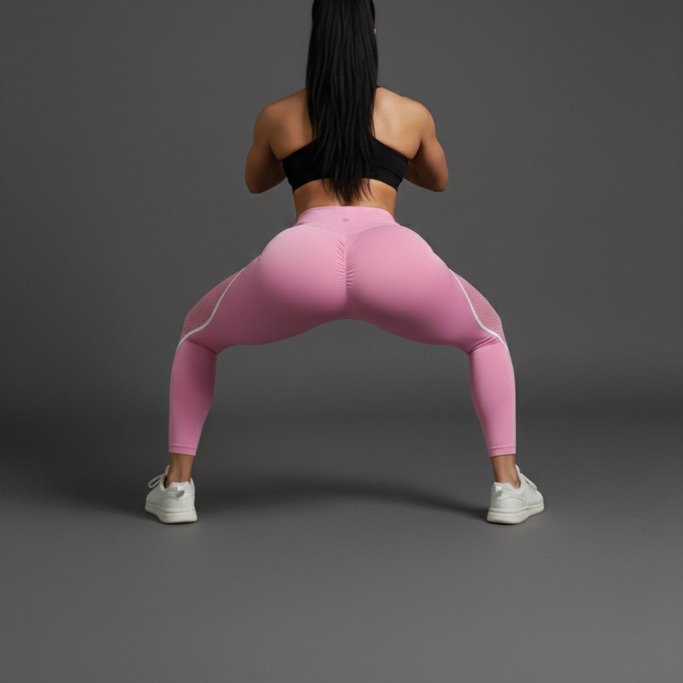 Calza Deportiva Mujer con Malla Transpirable Push Up - YJ264-2