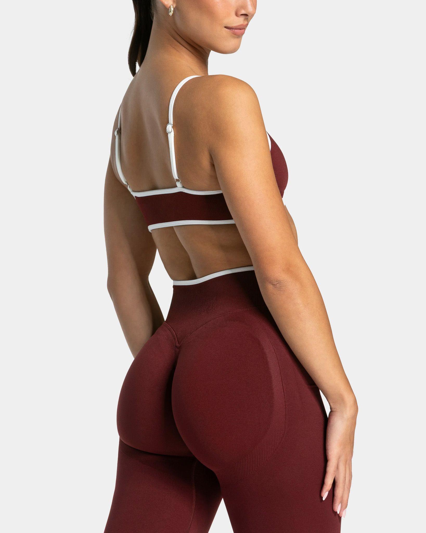 Conjunto Deportivo Mujer Peto Corto Y Leggings Tiro Alto-1