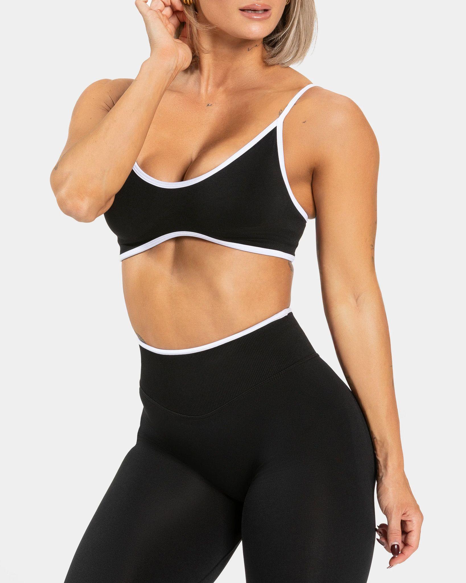 Conjunto Deportivo Mujer Peto Corto Y Leggings Tiro Alto-0