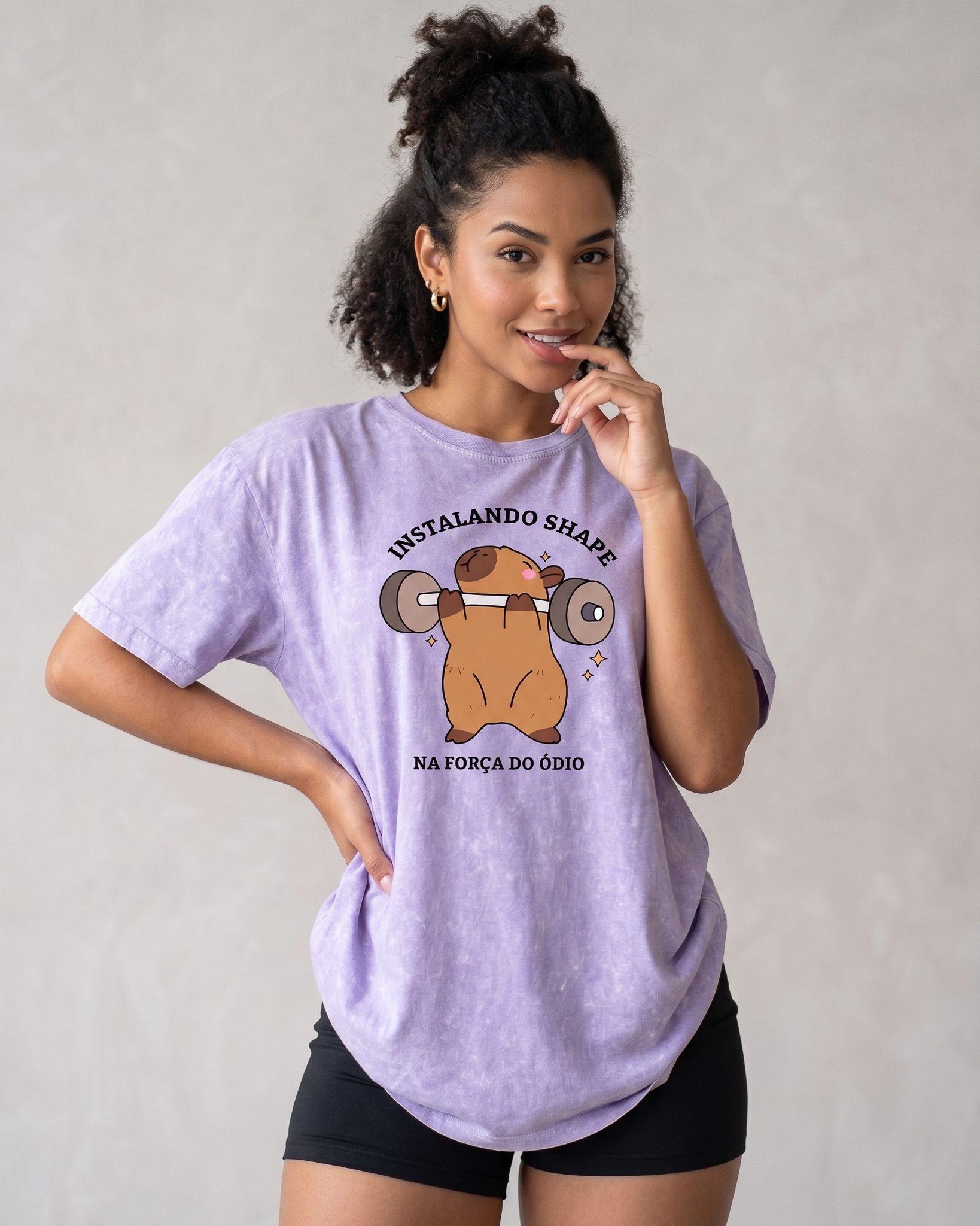 Polera Oversize Capybara - Vintage Gym Look Prelavada-0