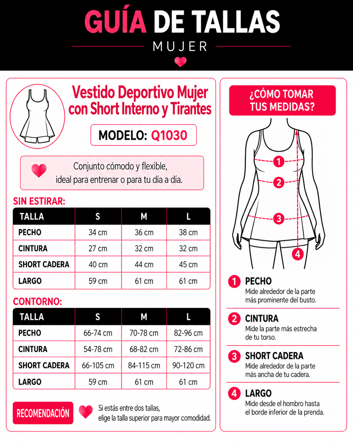 Vestido Deportivo Mujer con Short Interno y Tirantes-5