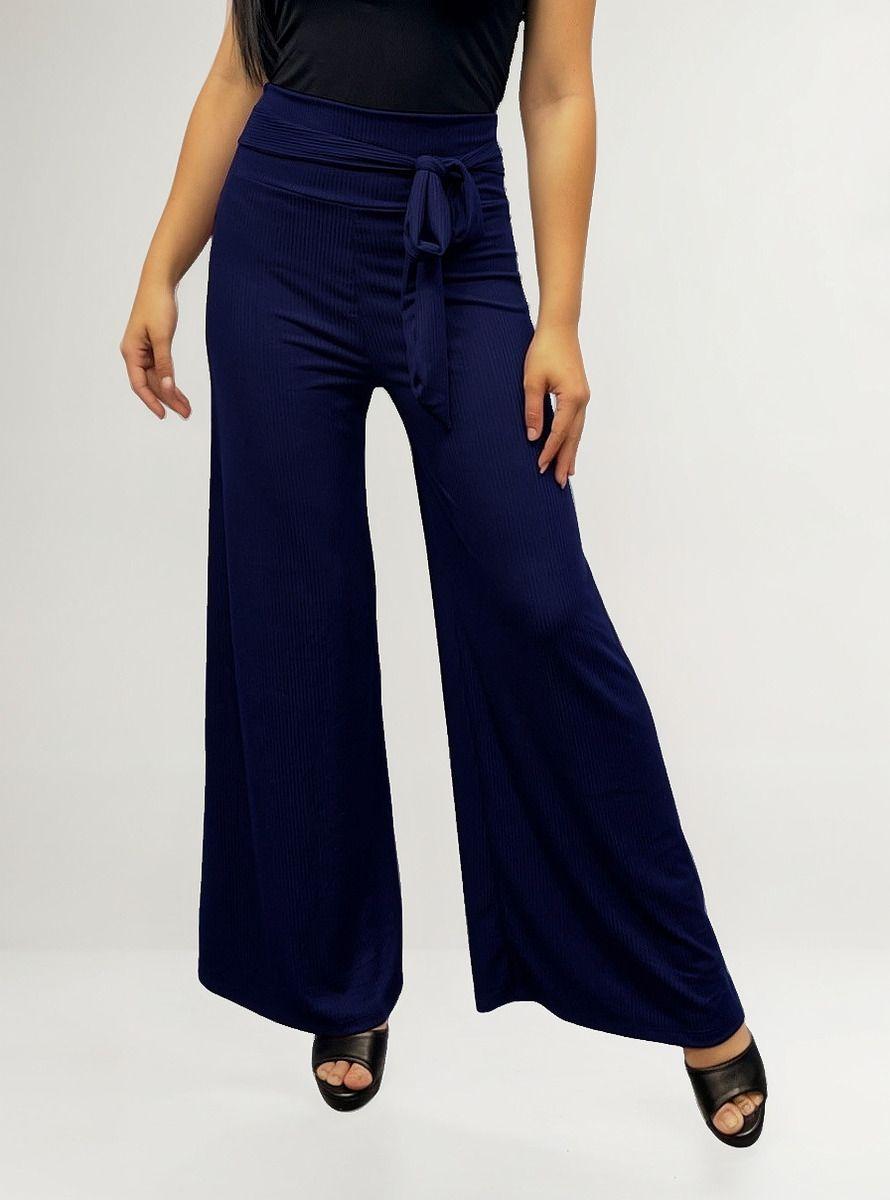 3 Pantalón Palazo - Mujer / Confección Nacional 100% Premium-0