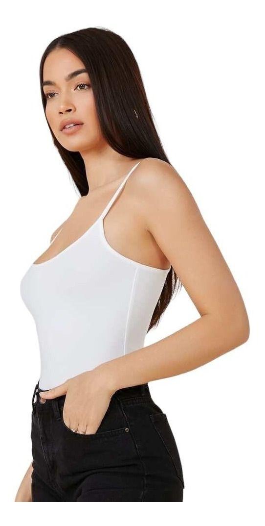 Pack 6 Polera Top De Mujer Sin Mangas Fibra Bambú-2