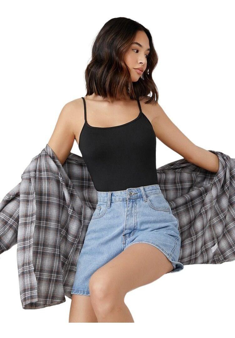 Pack 6 Polera Top De Mujer Sin Mangas Fibra Bambú-4