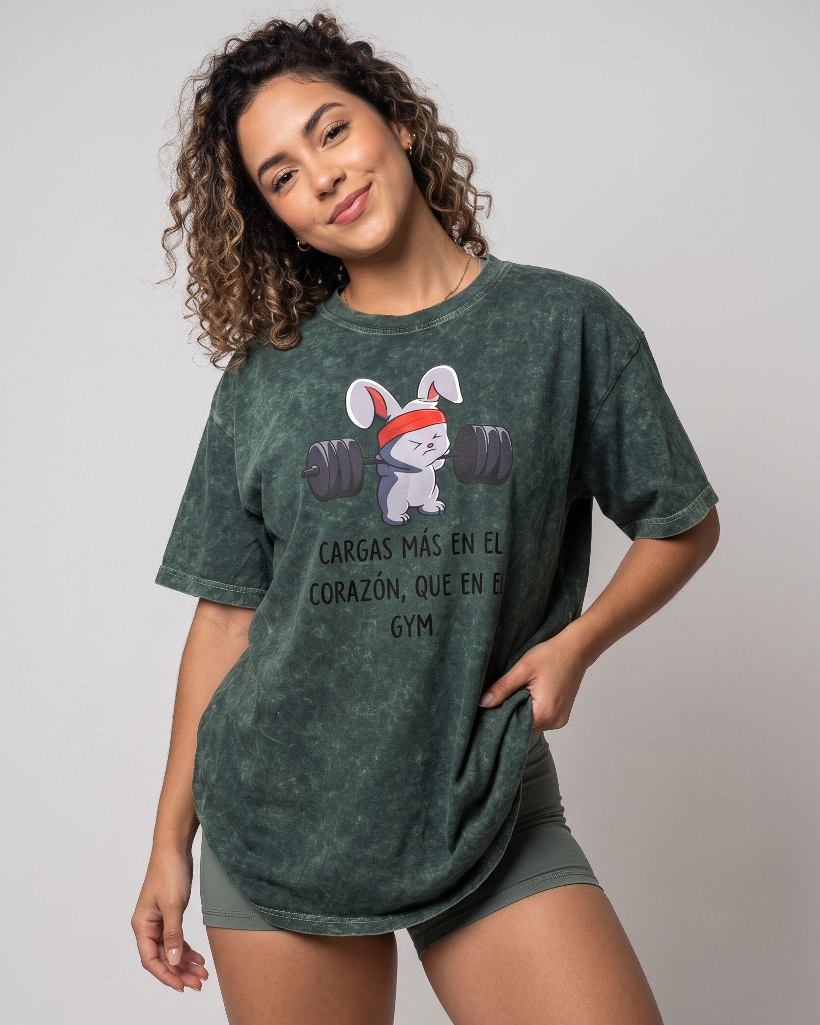 Polera Oversize Mujer Rabbit - Retro Gym Prelavada Premium-0