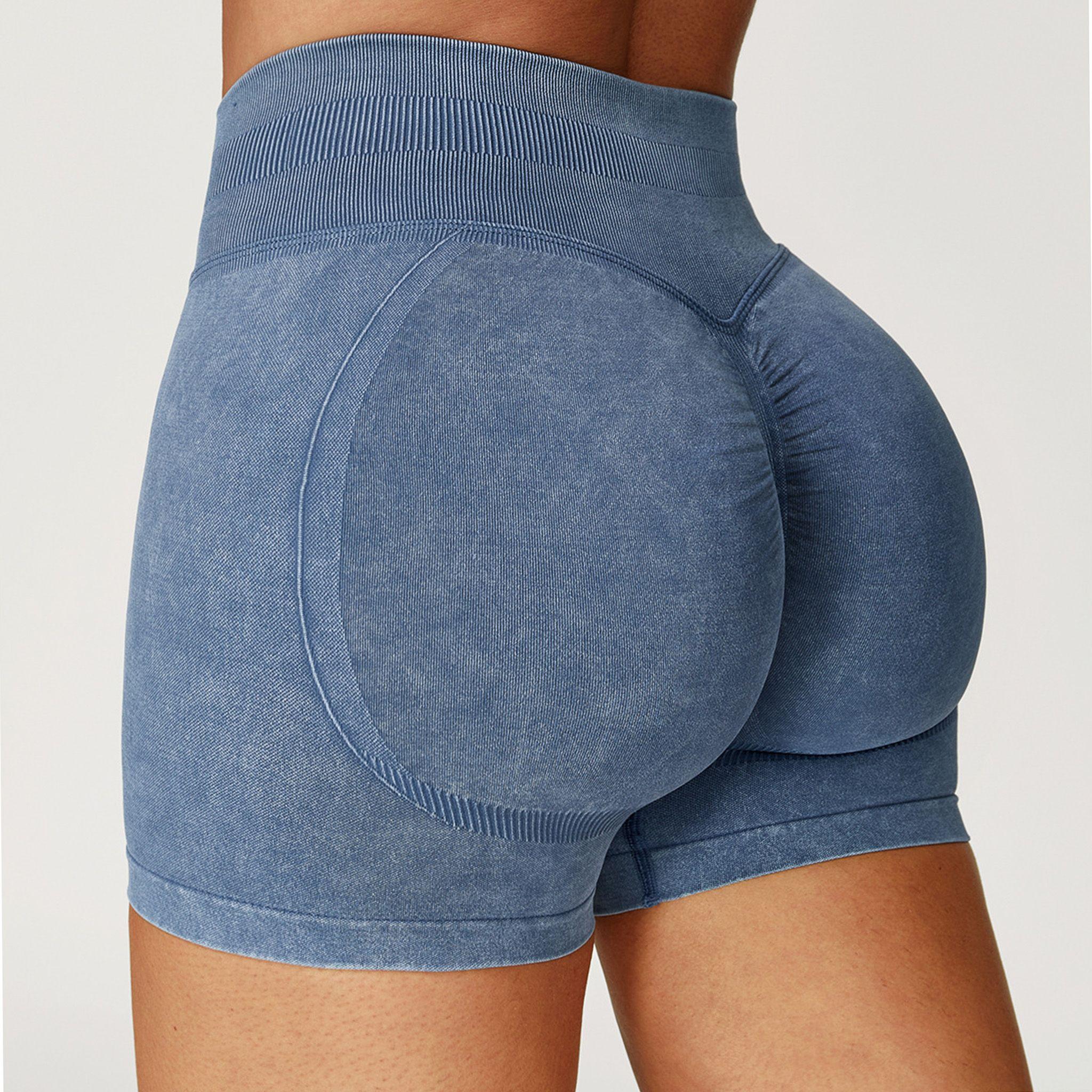 Short Deportivo Pre Lavado GluteX Push Up - YJ247-2