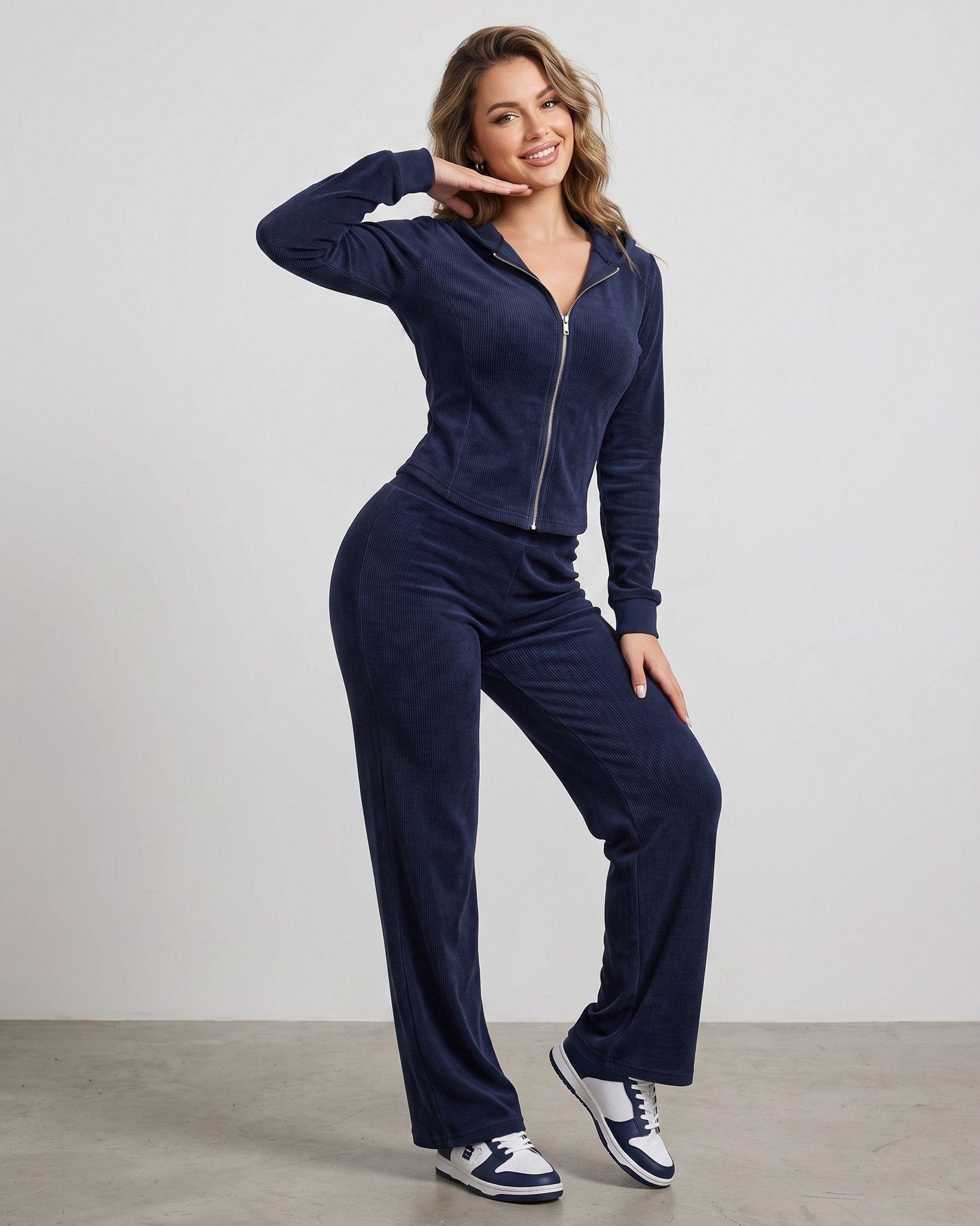 Conjunto Invierno Algodón Palazzo Premium Mujer Viral-2
