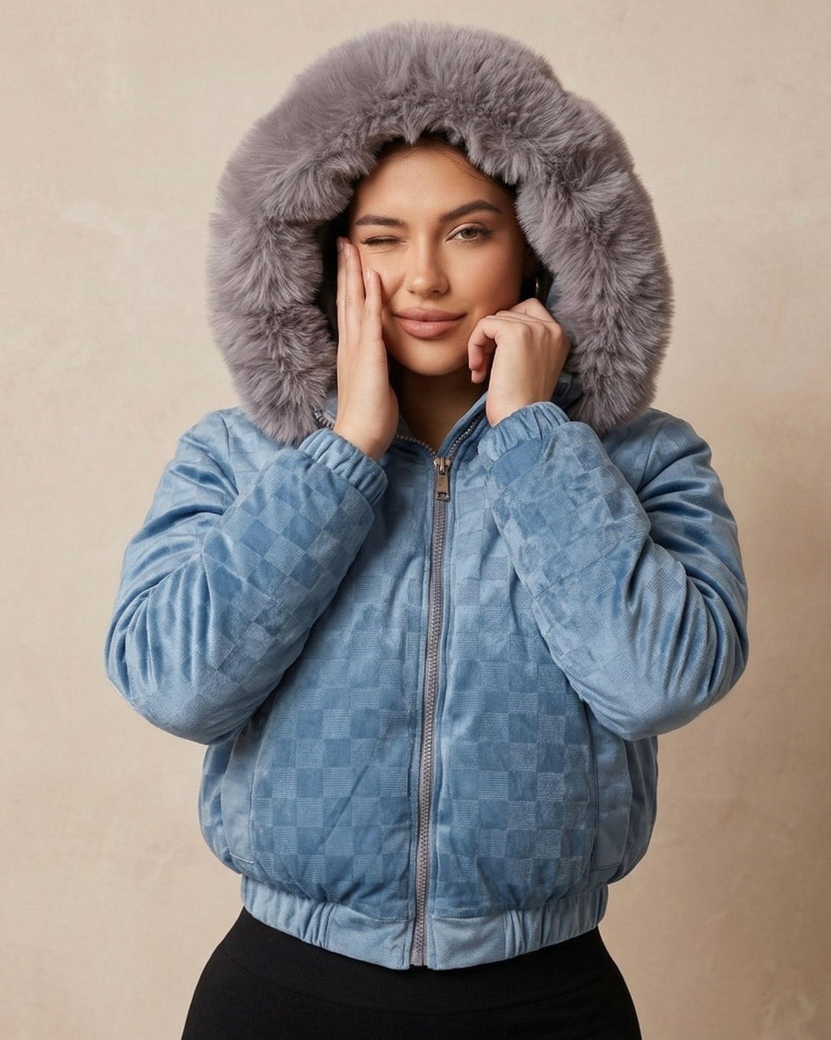 Puffa Reversible Metalizada: Dos Estilos, Máximo Abrigo-1