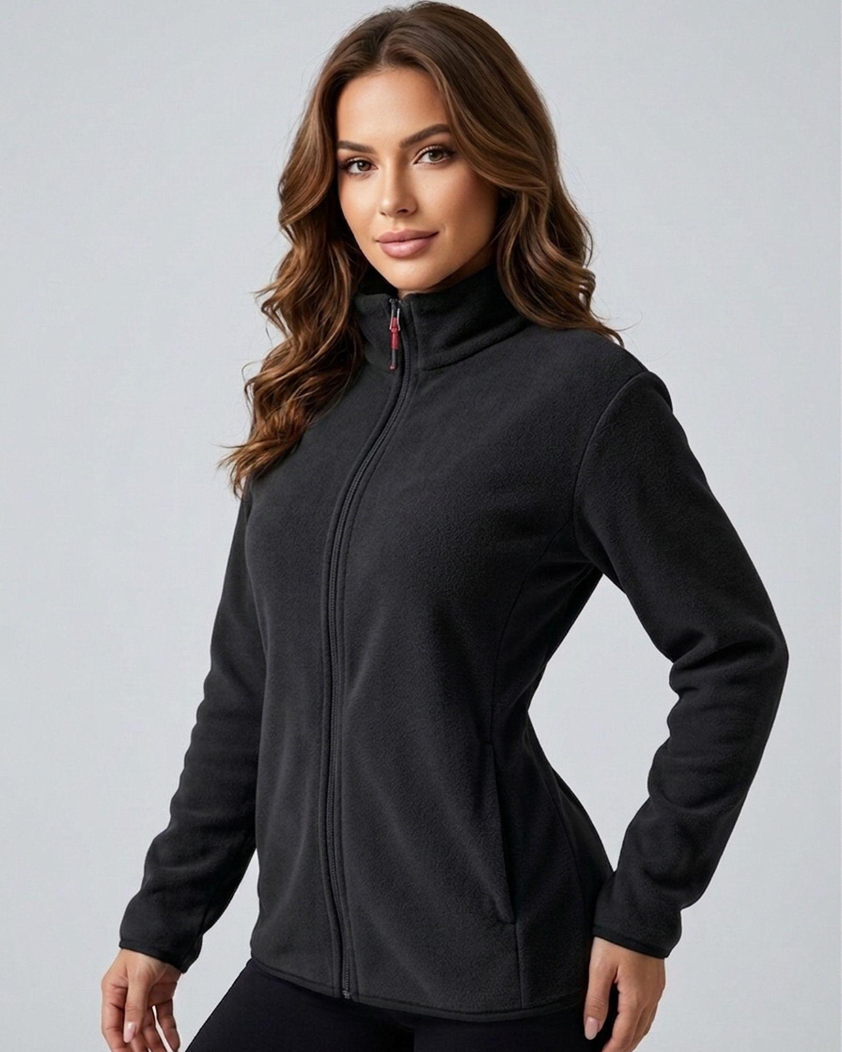Chaqueta Polar Full Zip Sherpa Básico Invierno Calidad Pro-0