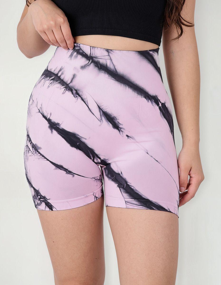 Short Mujer Calzas Cortas, Deportiva Sin Costuras-0