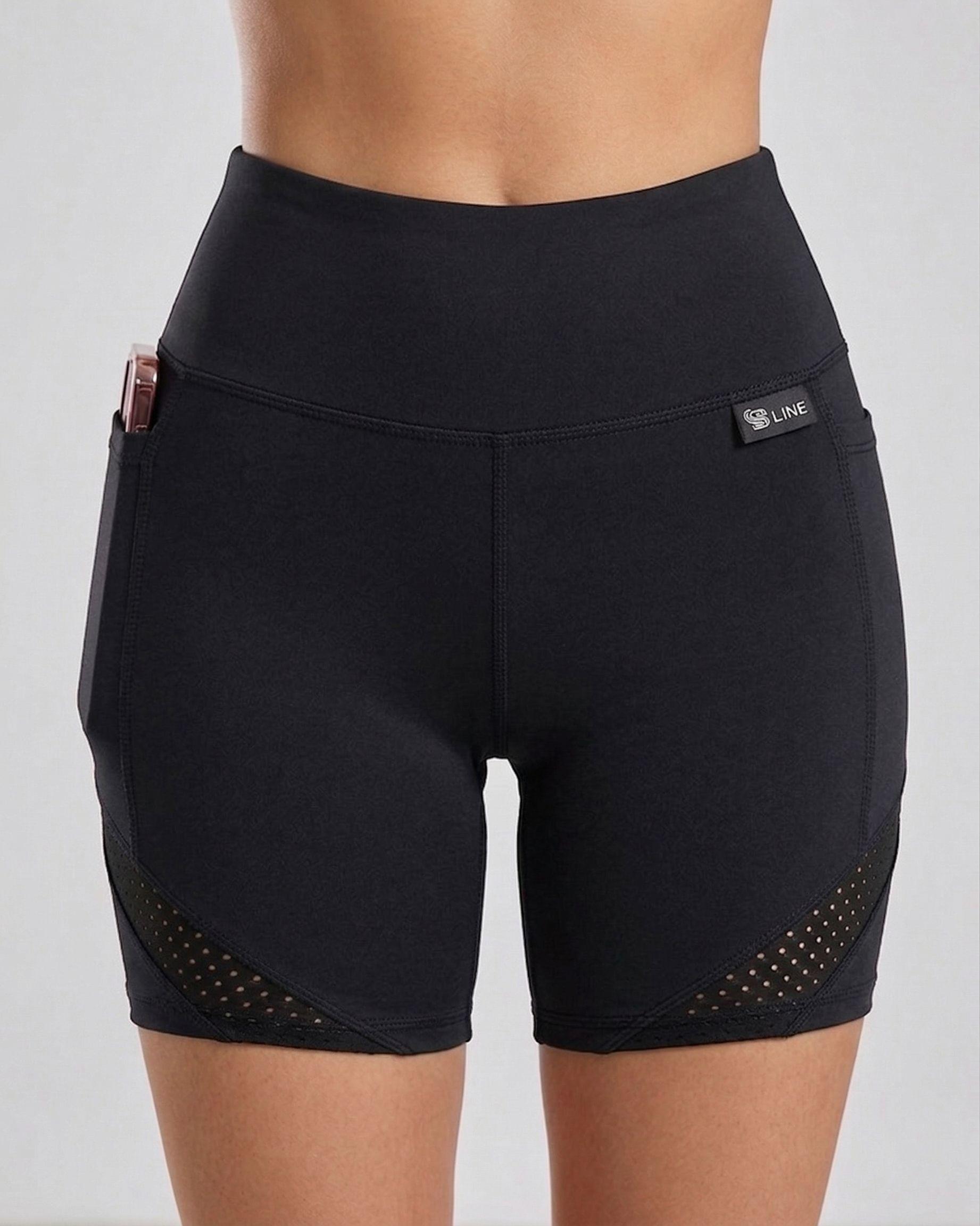 Short Pro Impacto - Bolsillos, Mallas y Efecto Moldeador-1