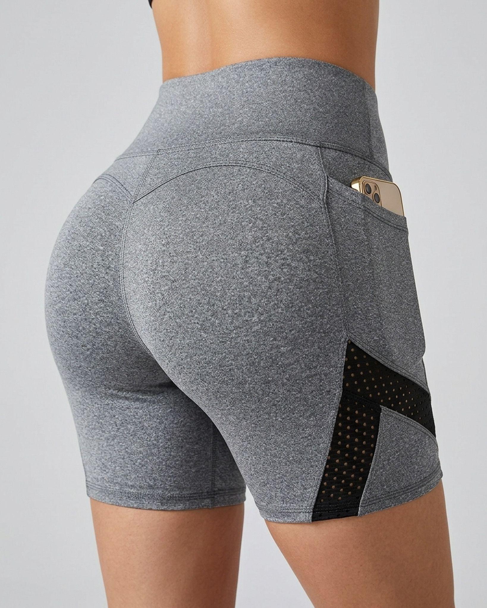Short Pro Impacto - Bolsillos, Mallas y Efecto Moldeador-0