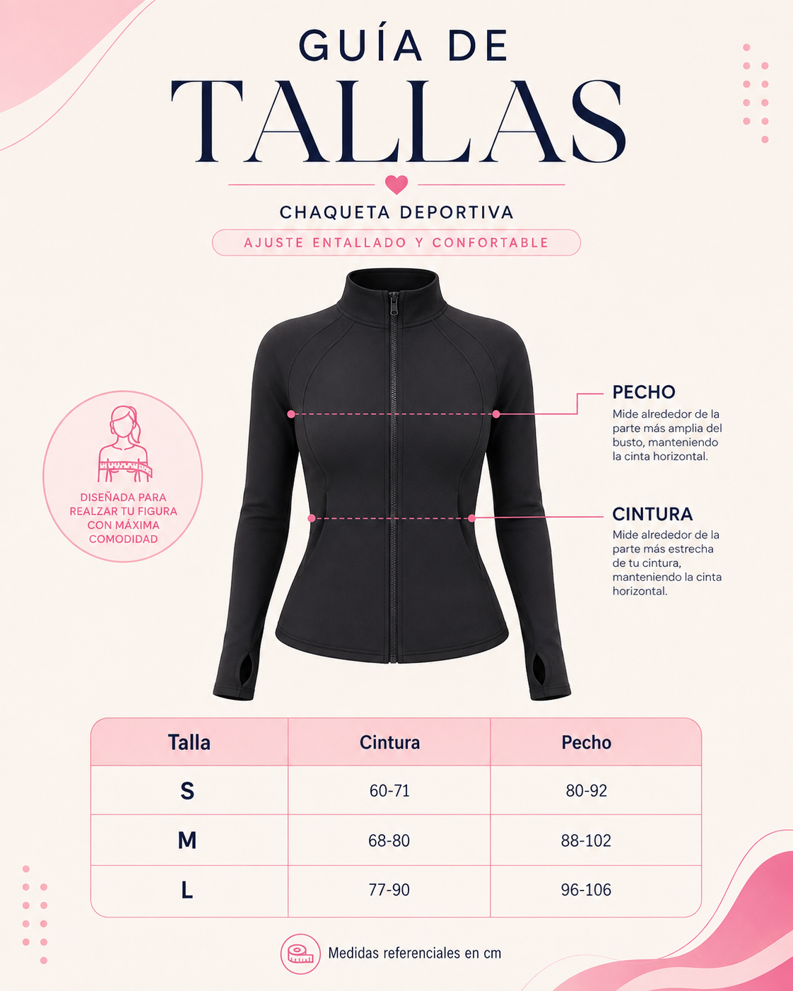 Chaqueta Chiporro Térmica Entallada Modeladora con Pasadedo-5