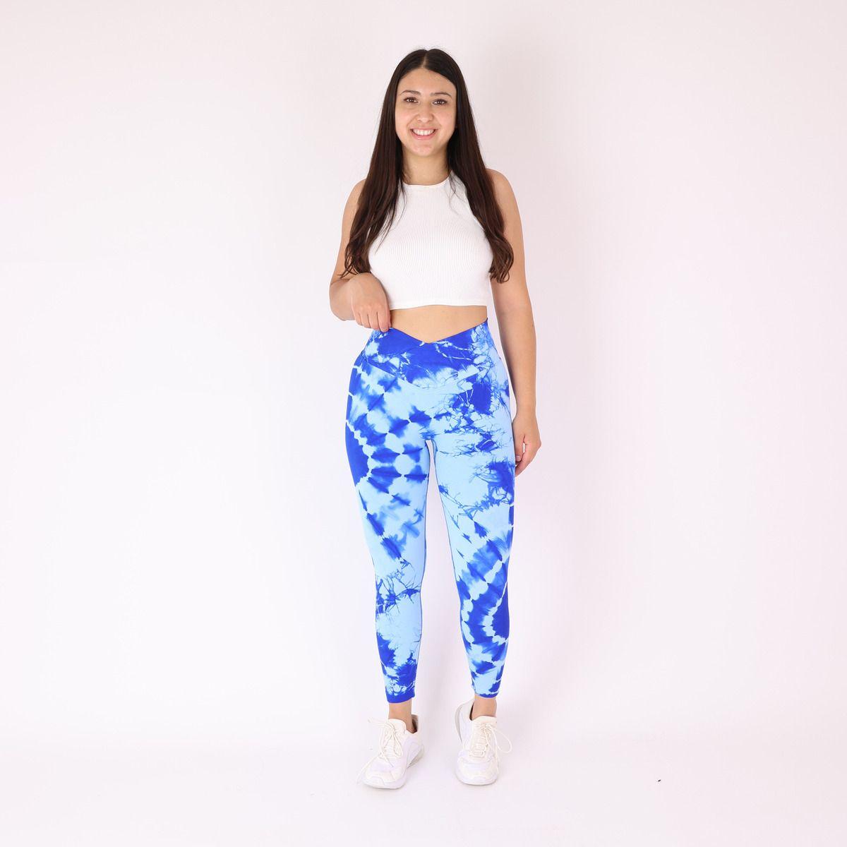 Calza Mandala Doble Levanta Cola - Pretina Cruzada Bx106-1