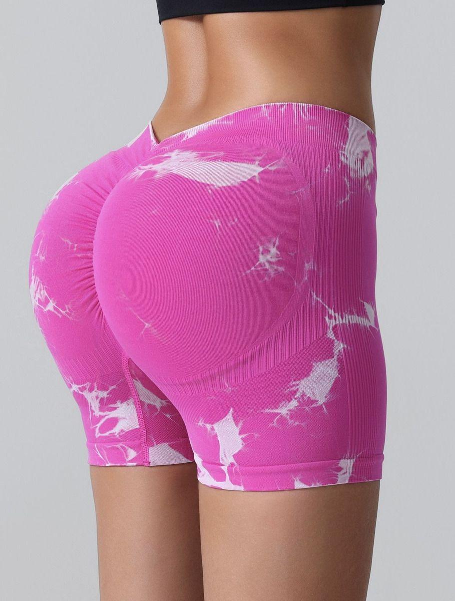 Short Mujer Calzas Cortas Push Up Gimnasio Yoga - Hy09-4